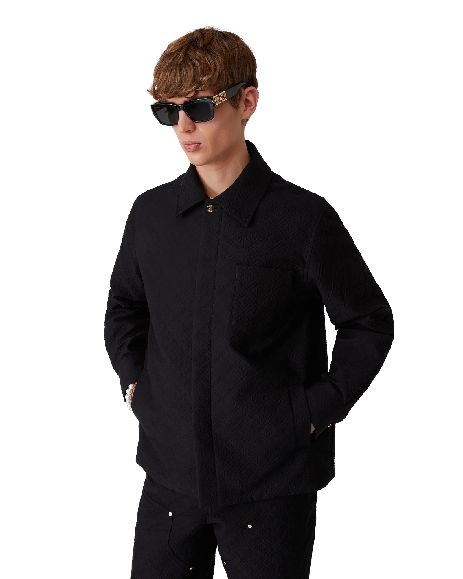 Jacquard Shacket
