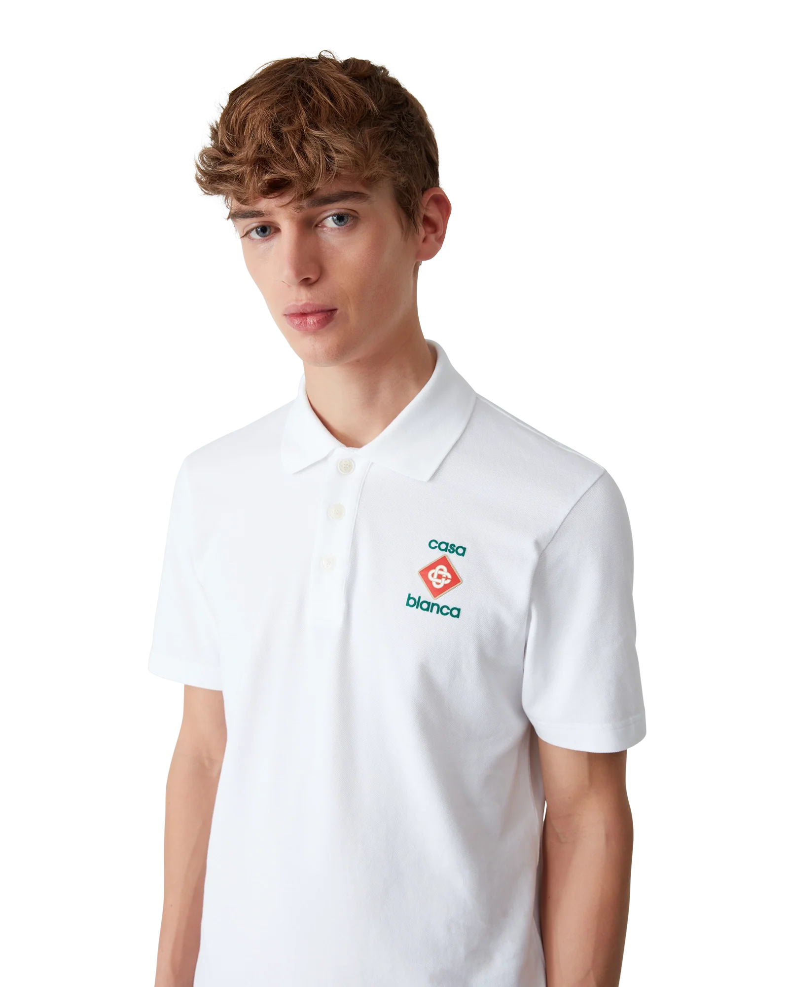 Logo Pique Polo Shirt