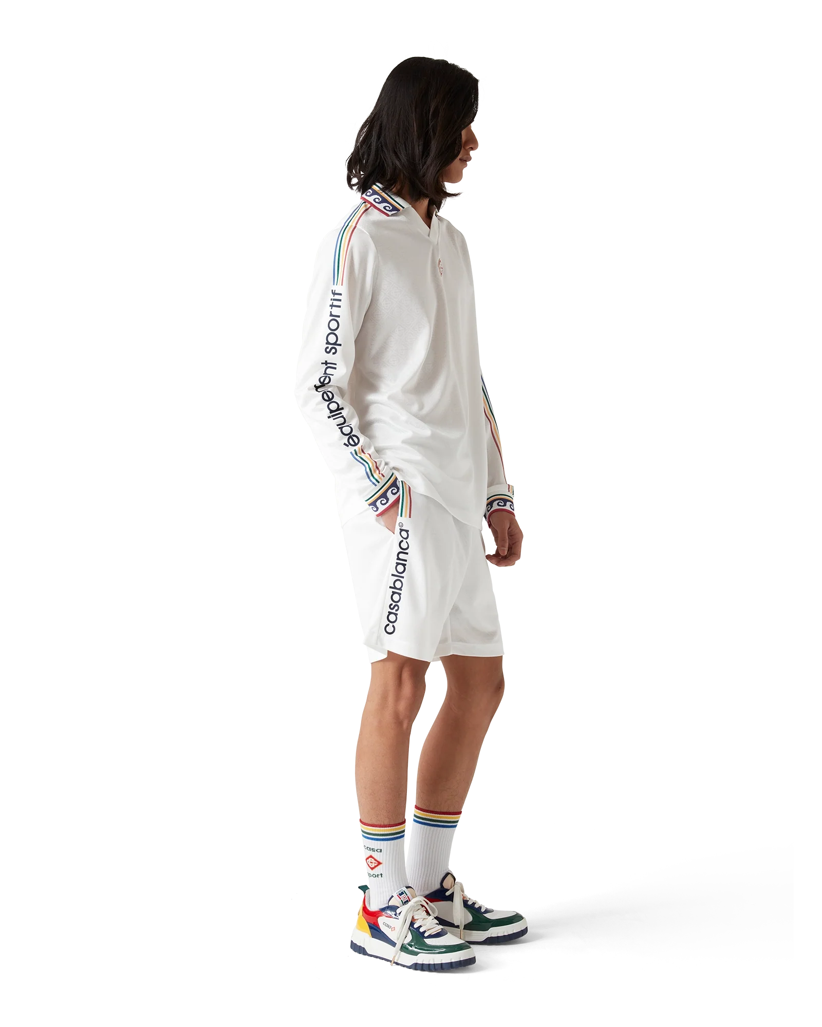 Jacquard Monogram Football Shorts