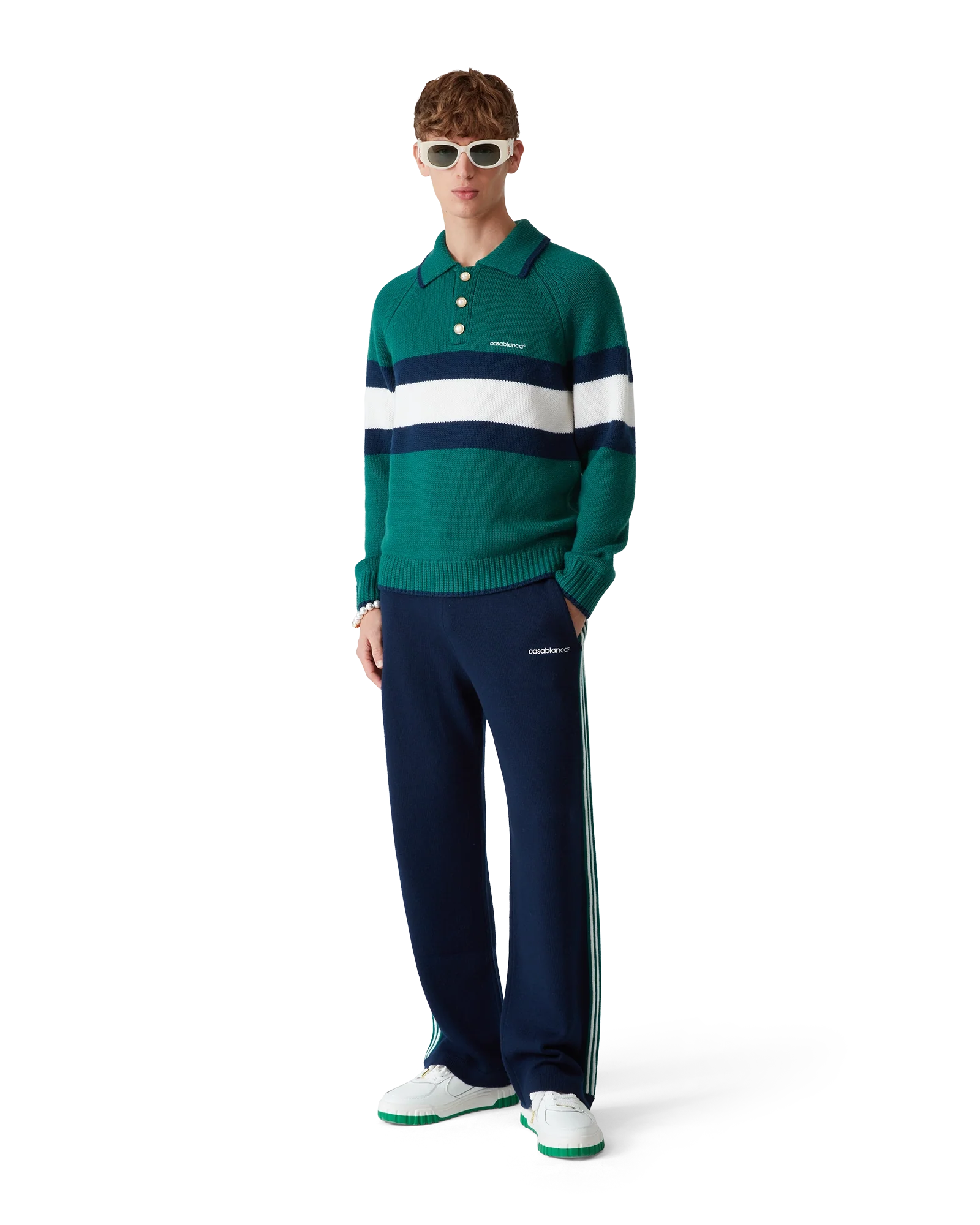 Colourblock Polo Shirt