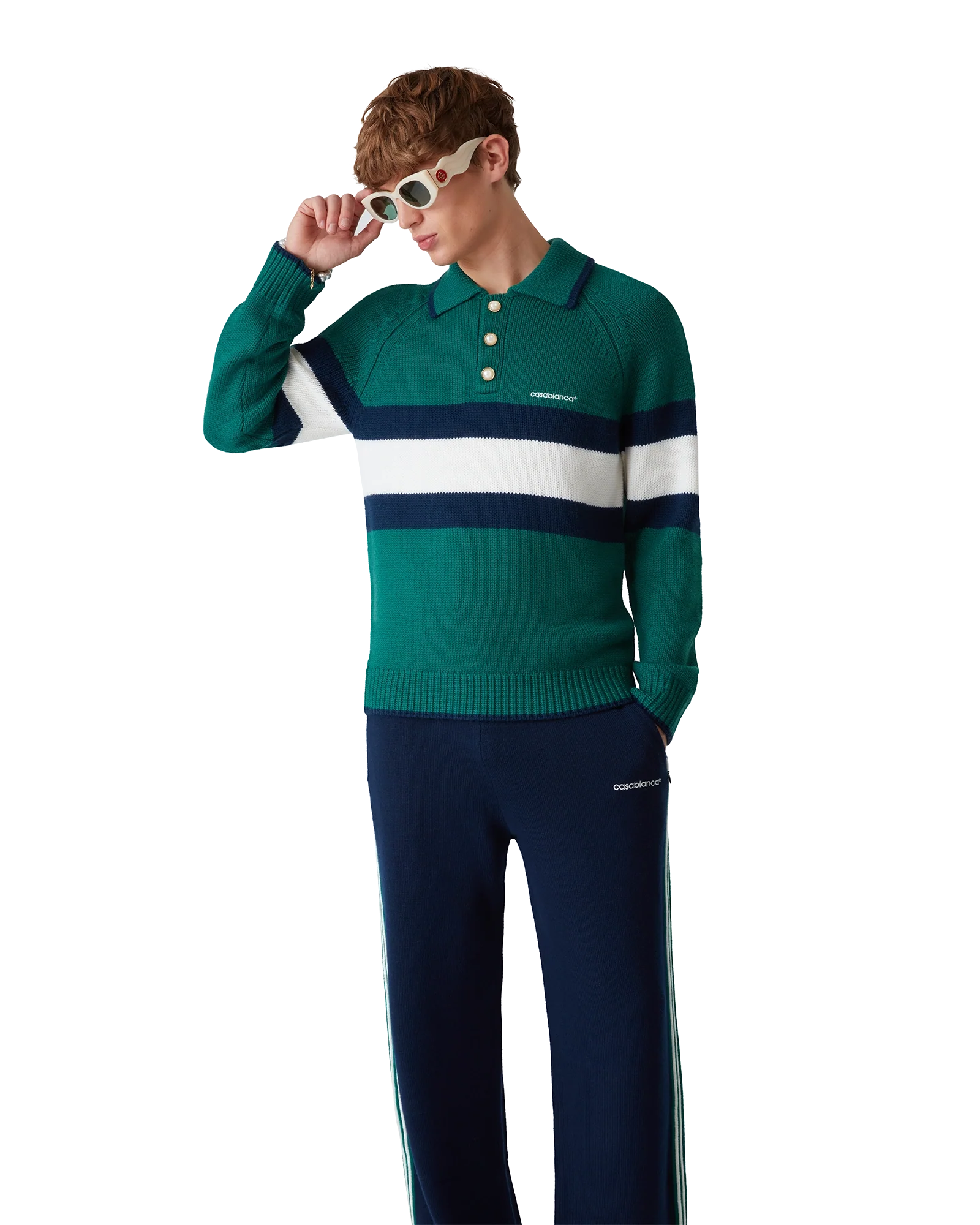Colourblock Polo Shirt