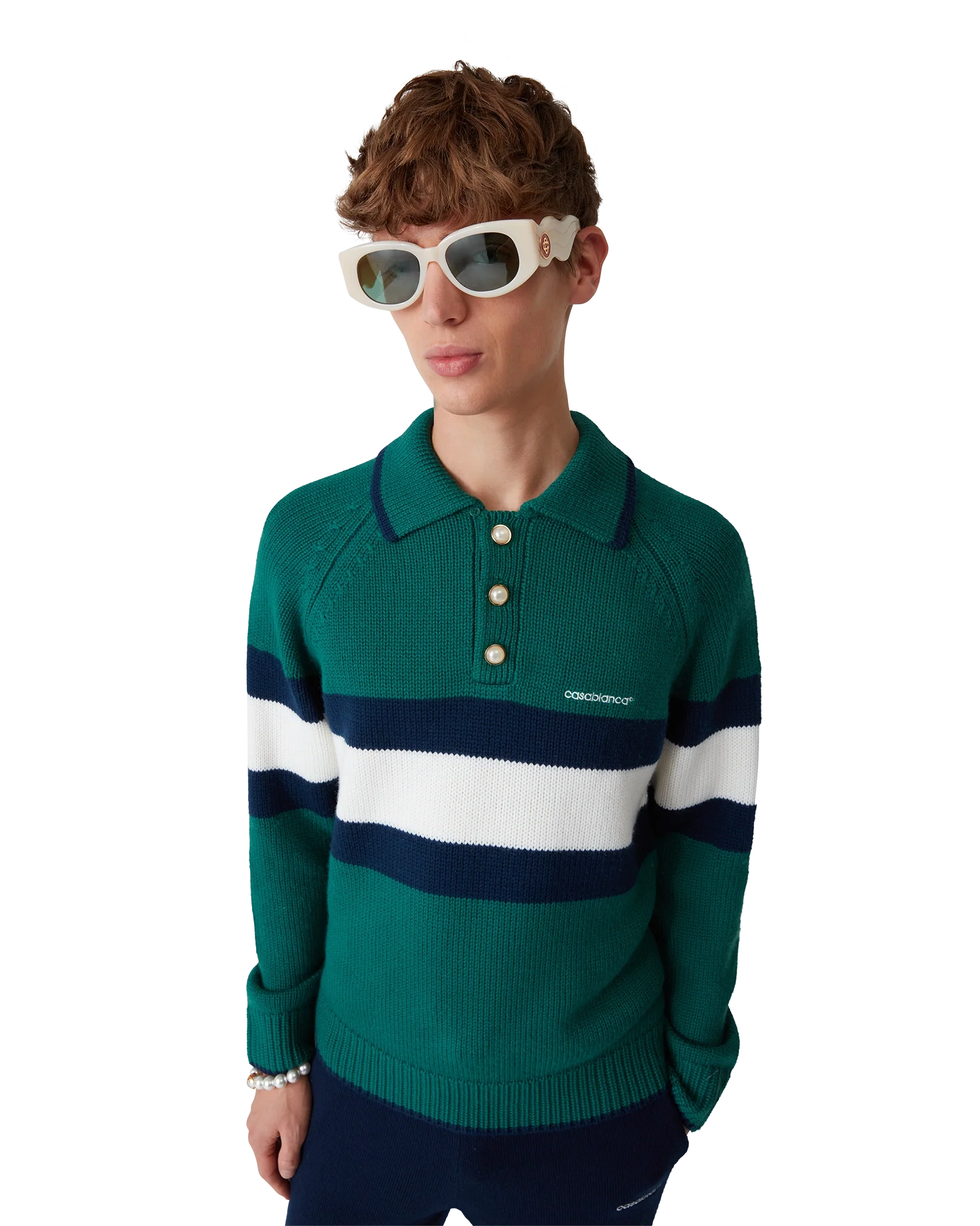 Colourblock Polo Shirt