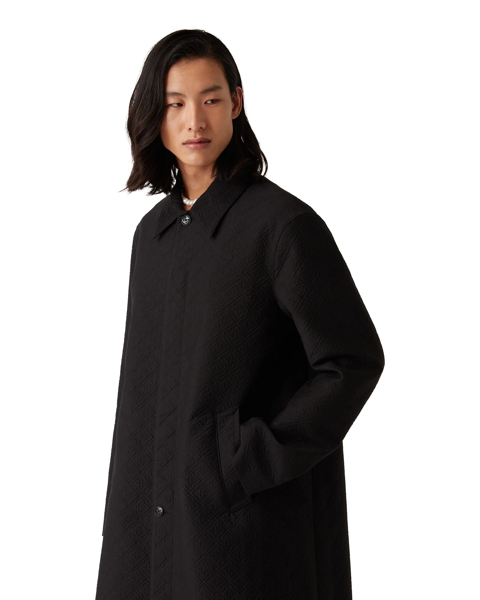 Jacquard Car Coat
