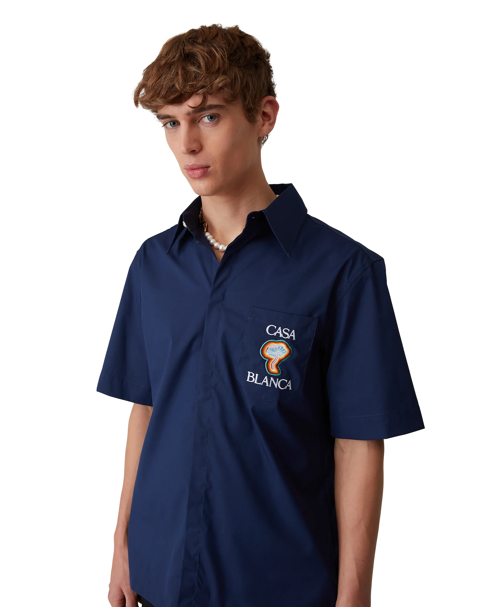 Rainbow Mushroom Short Sleeve Shirt