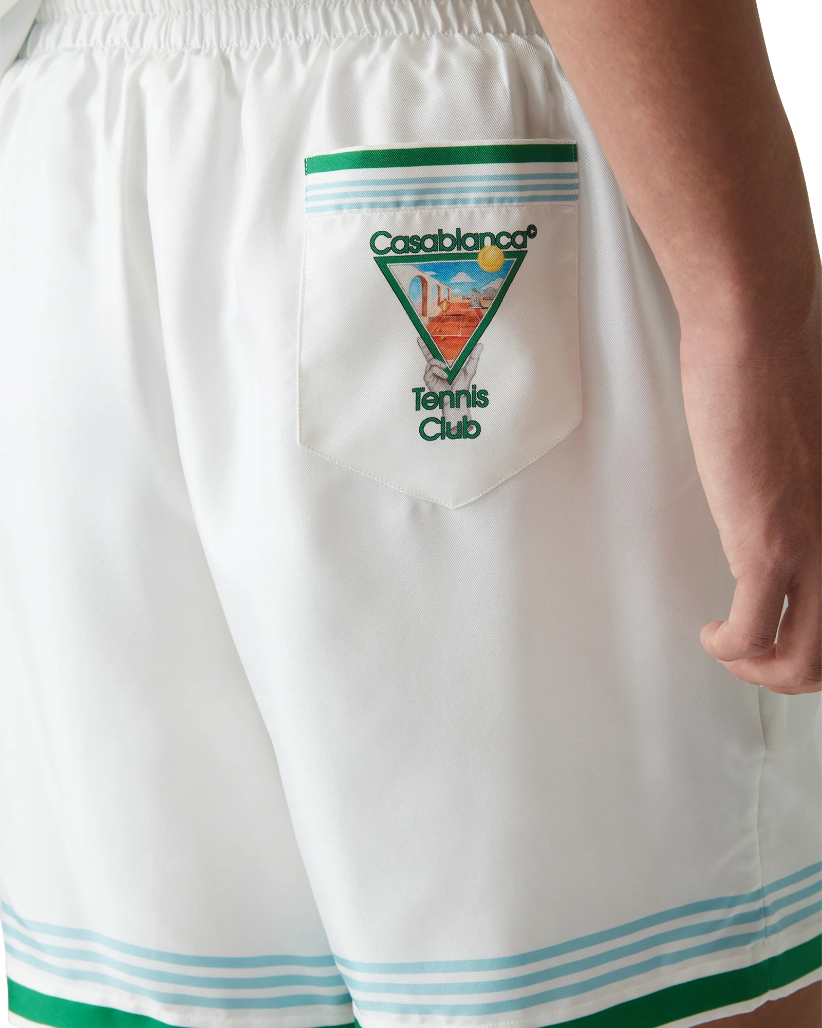 Metaphysical Tennis Icon Silk Shorts