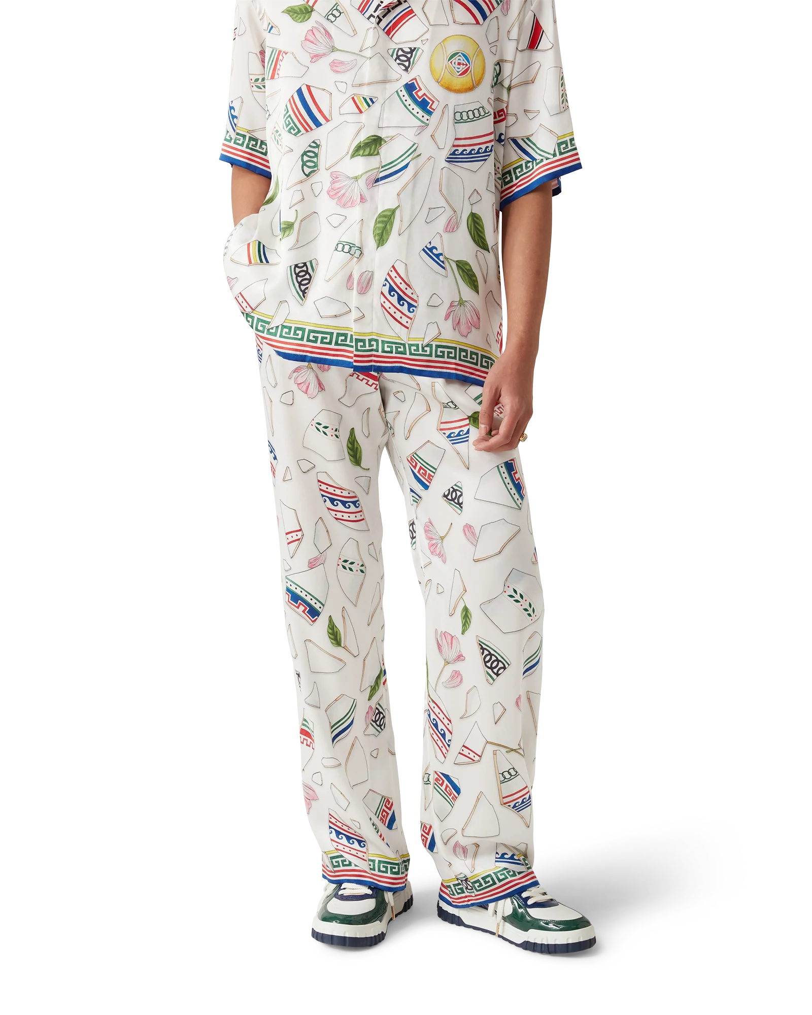 Le Vase Brise Silk Trousers