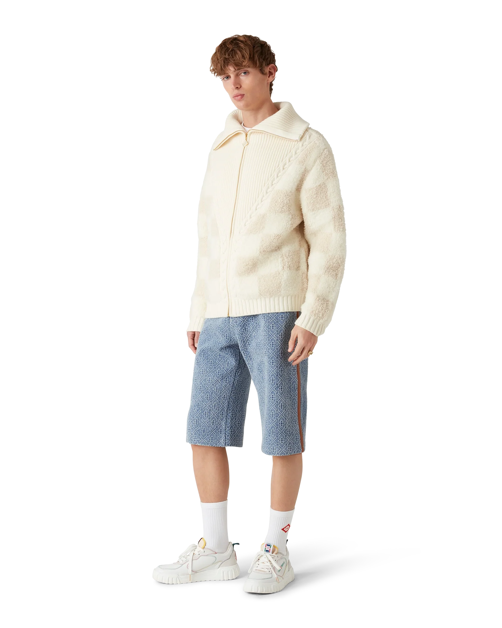 Monogram Jean Shorts