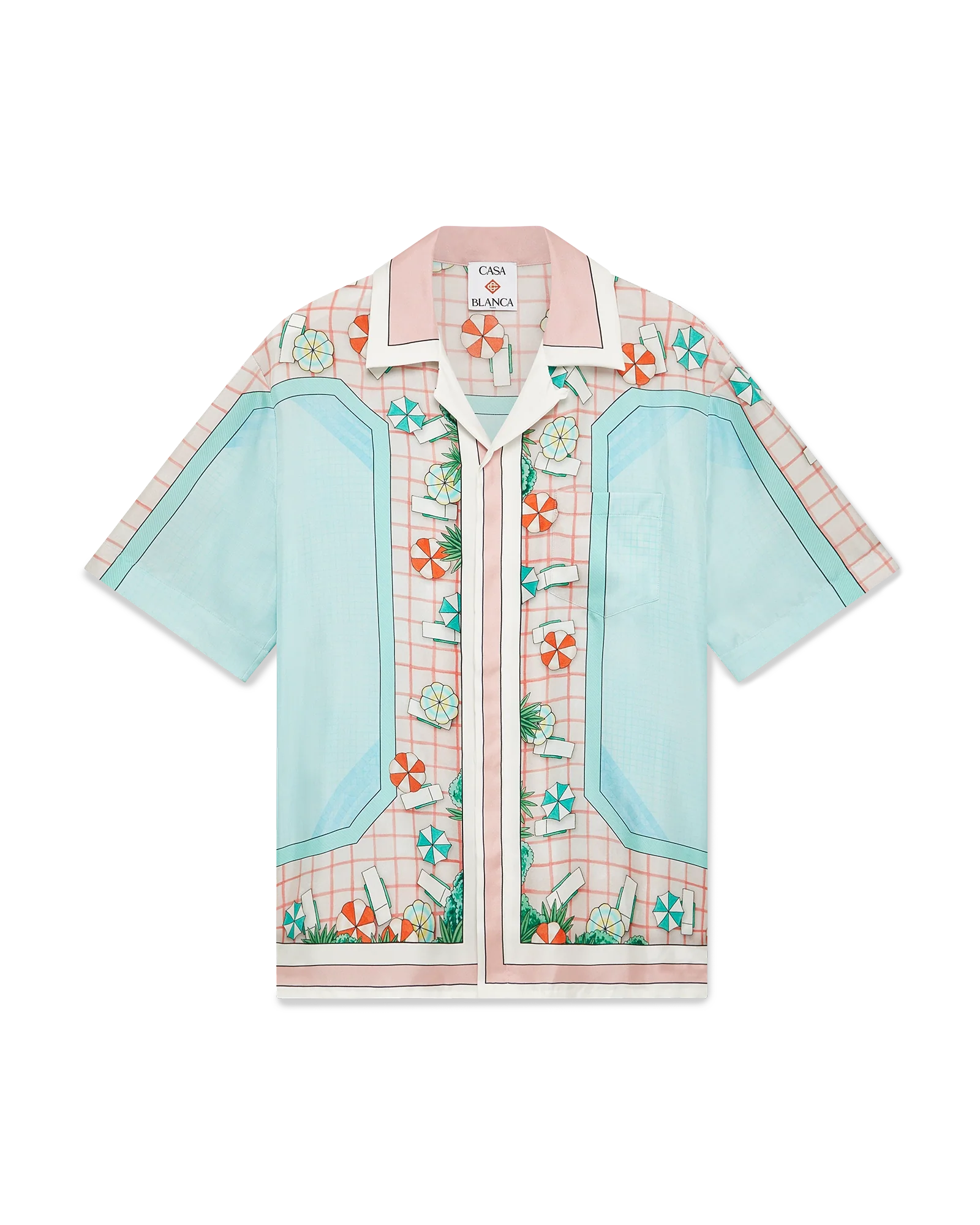 Copacabana Short Sleeve Silk Shirt