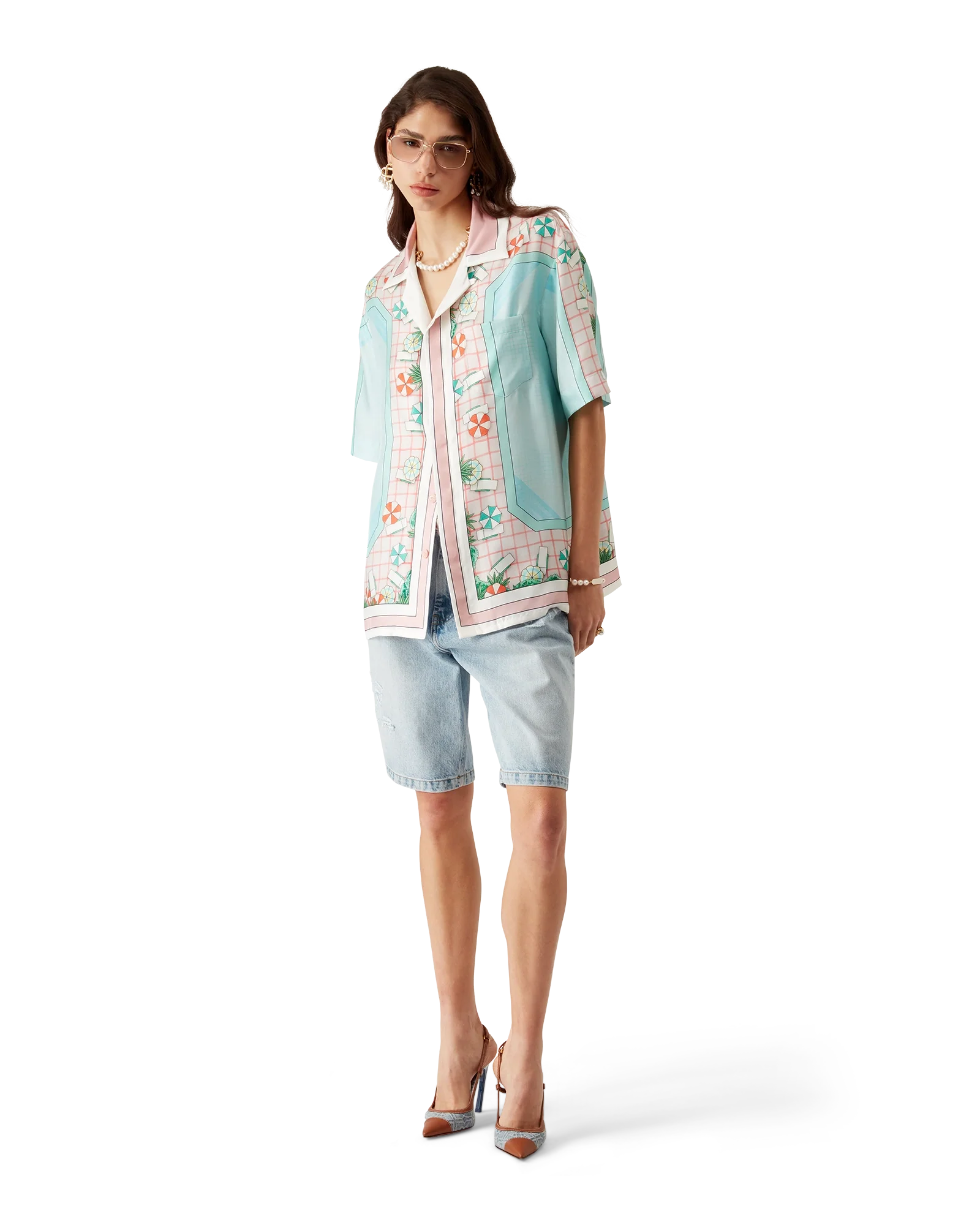 Copacabana Short Sleeve Silk Shirt