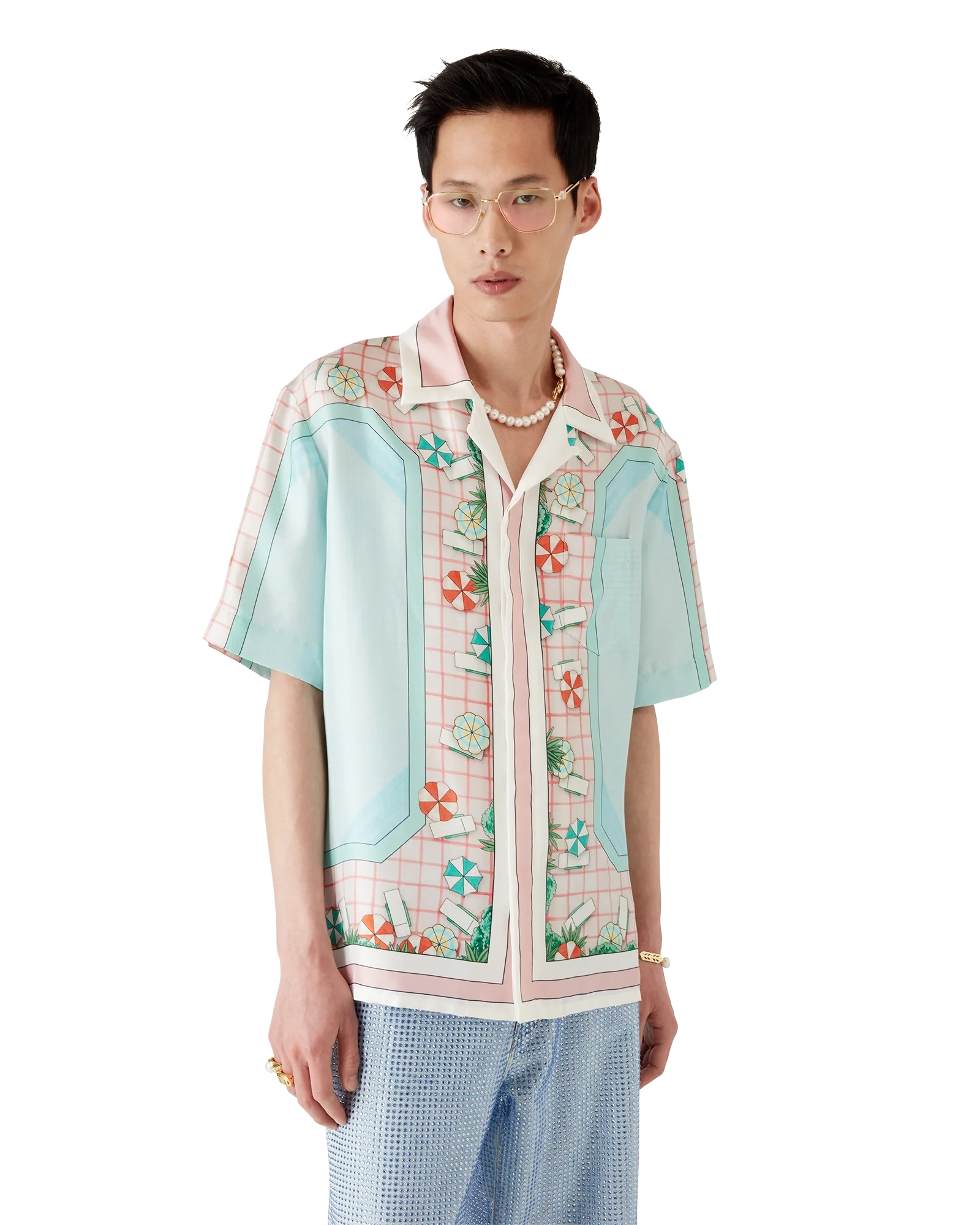Copacabana Short Sleeve Silk Shirt