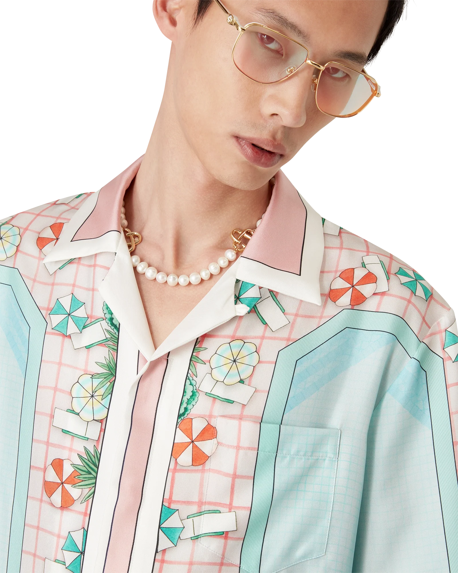 Copacabana Short Sleeve Silk Shirt