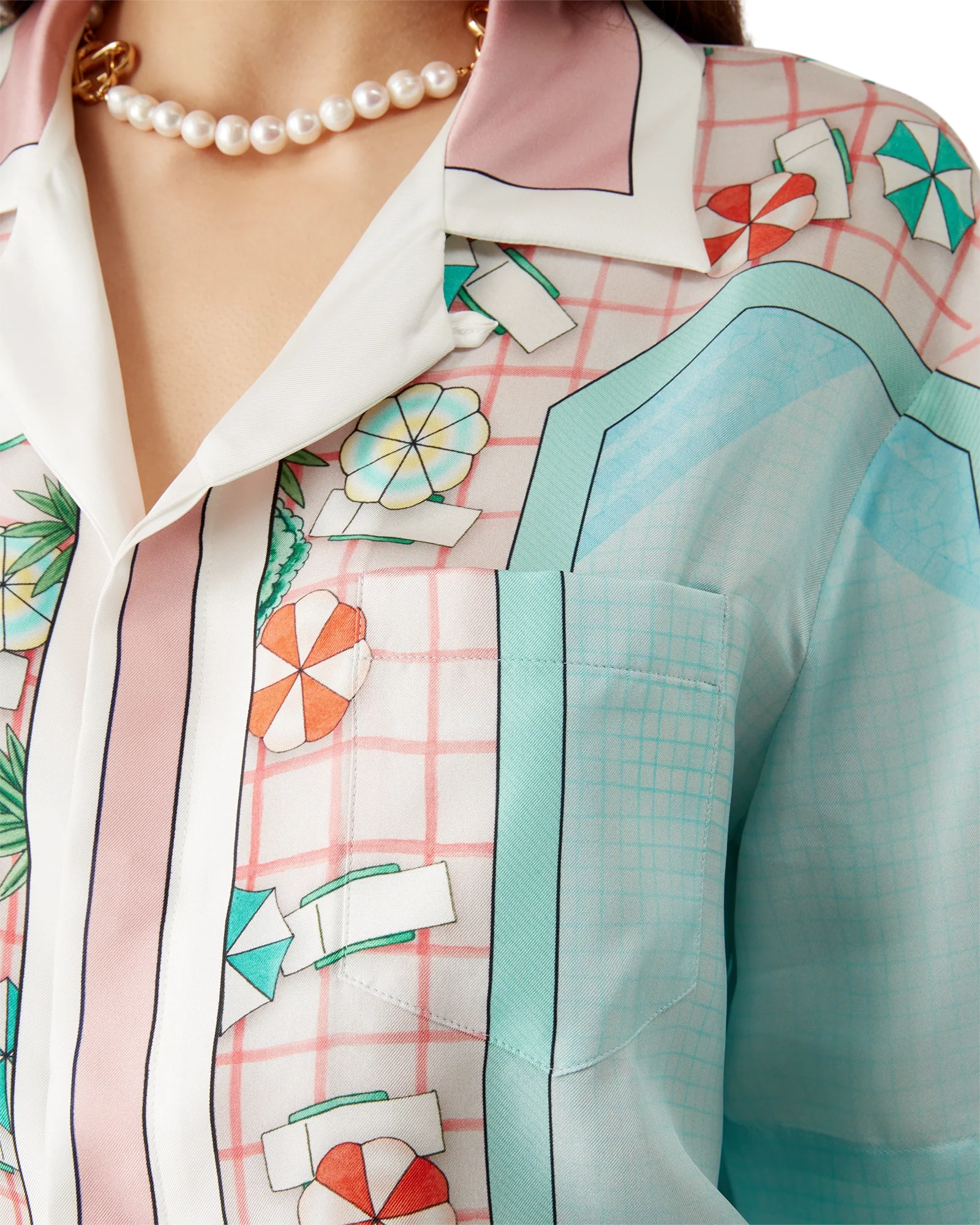 Copacabana Short Sleeve Silk Shirt