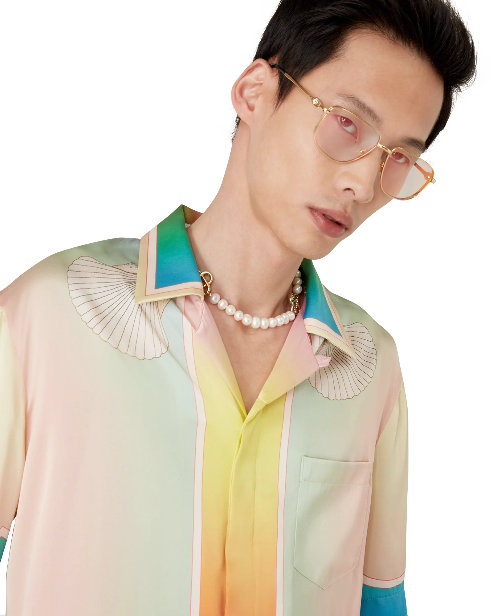 Lucid Dreams Short Sleeve Silk Shirt