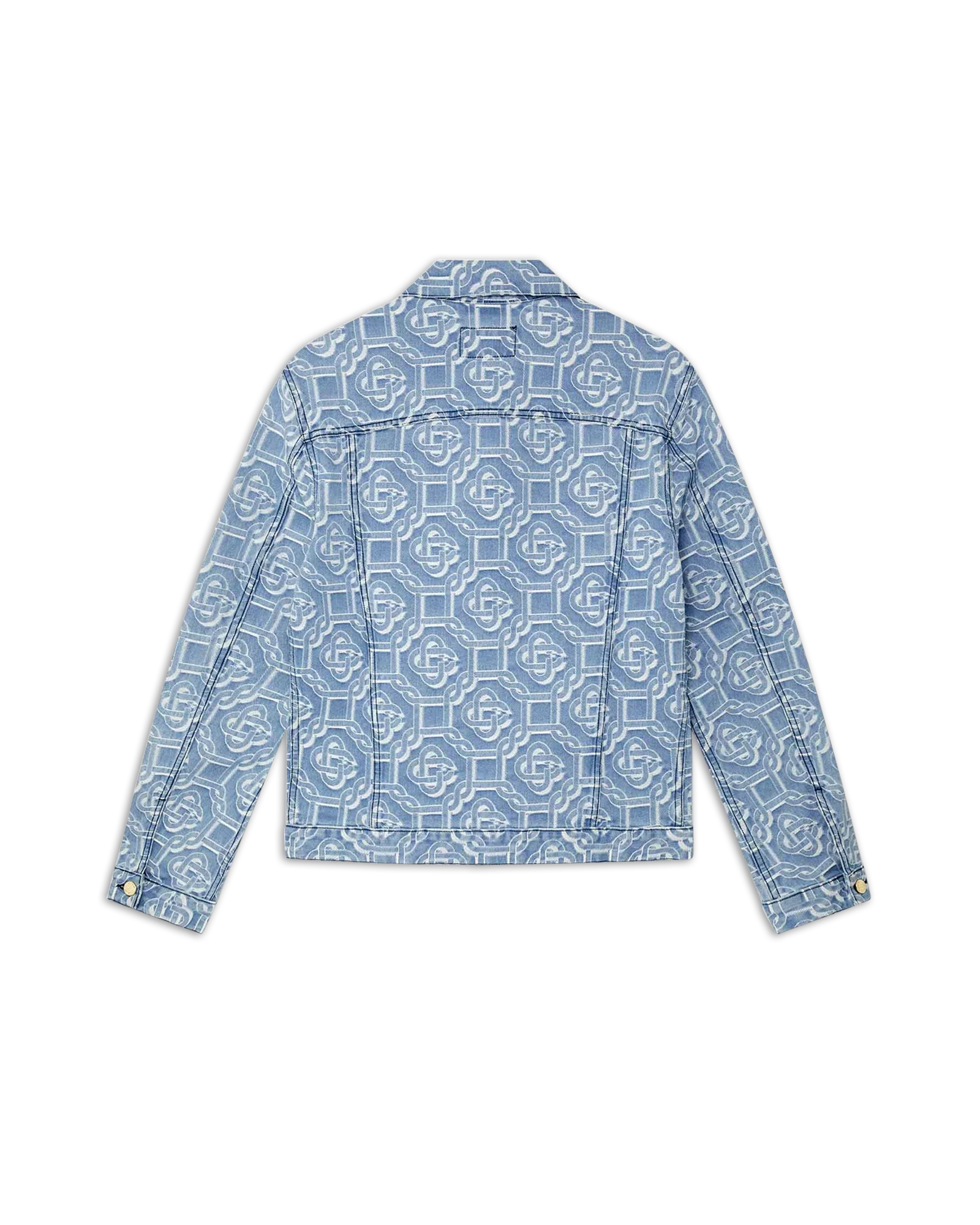 Denim Bleached Monogram Jacket