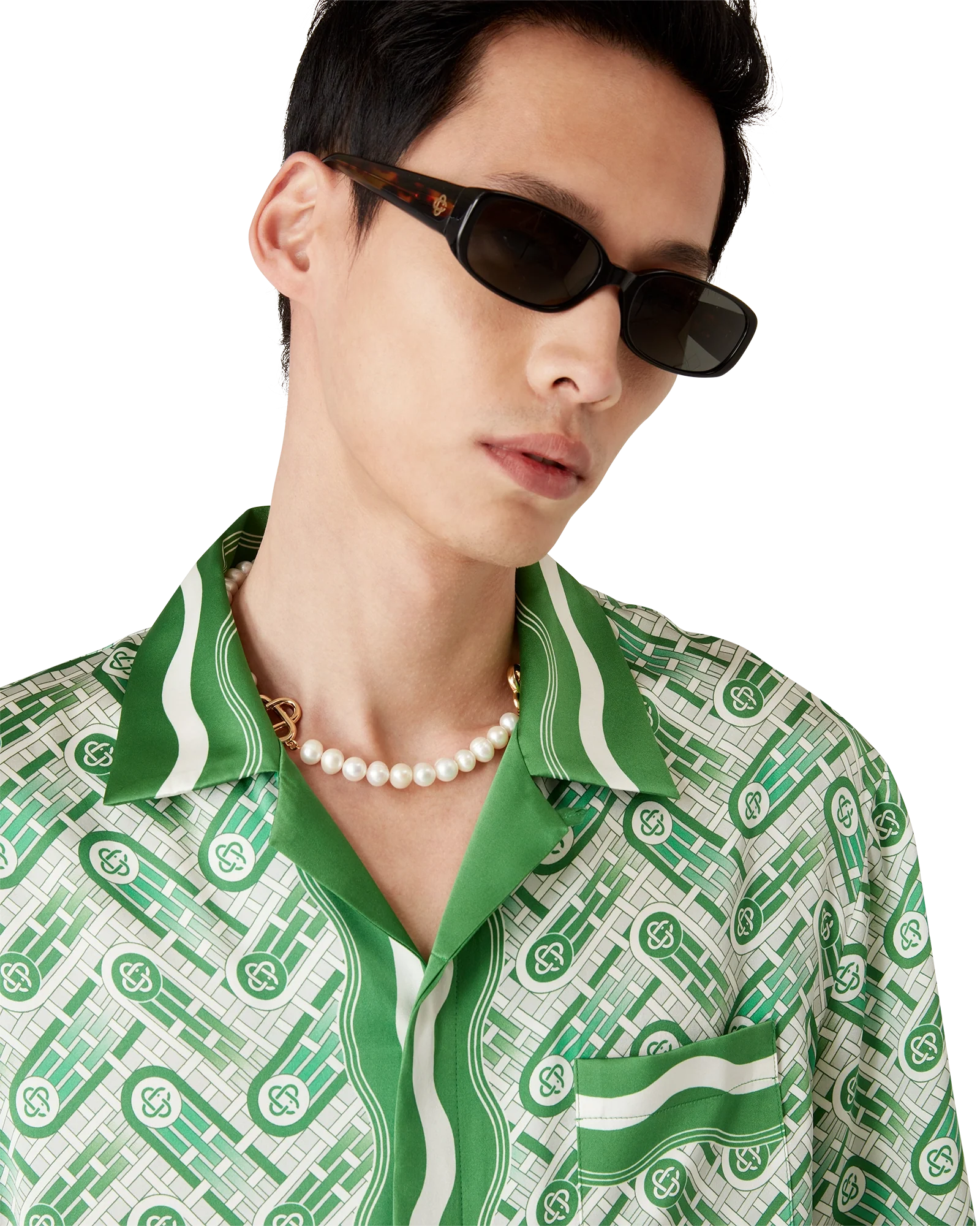 Ping Pong Silk Short Sleeve Shirt