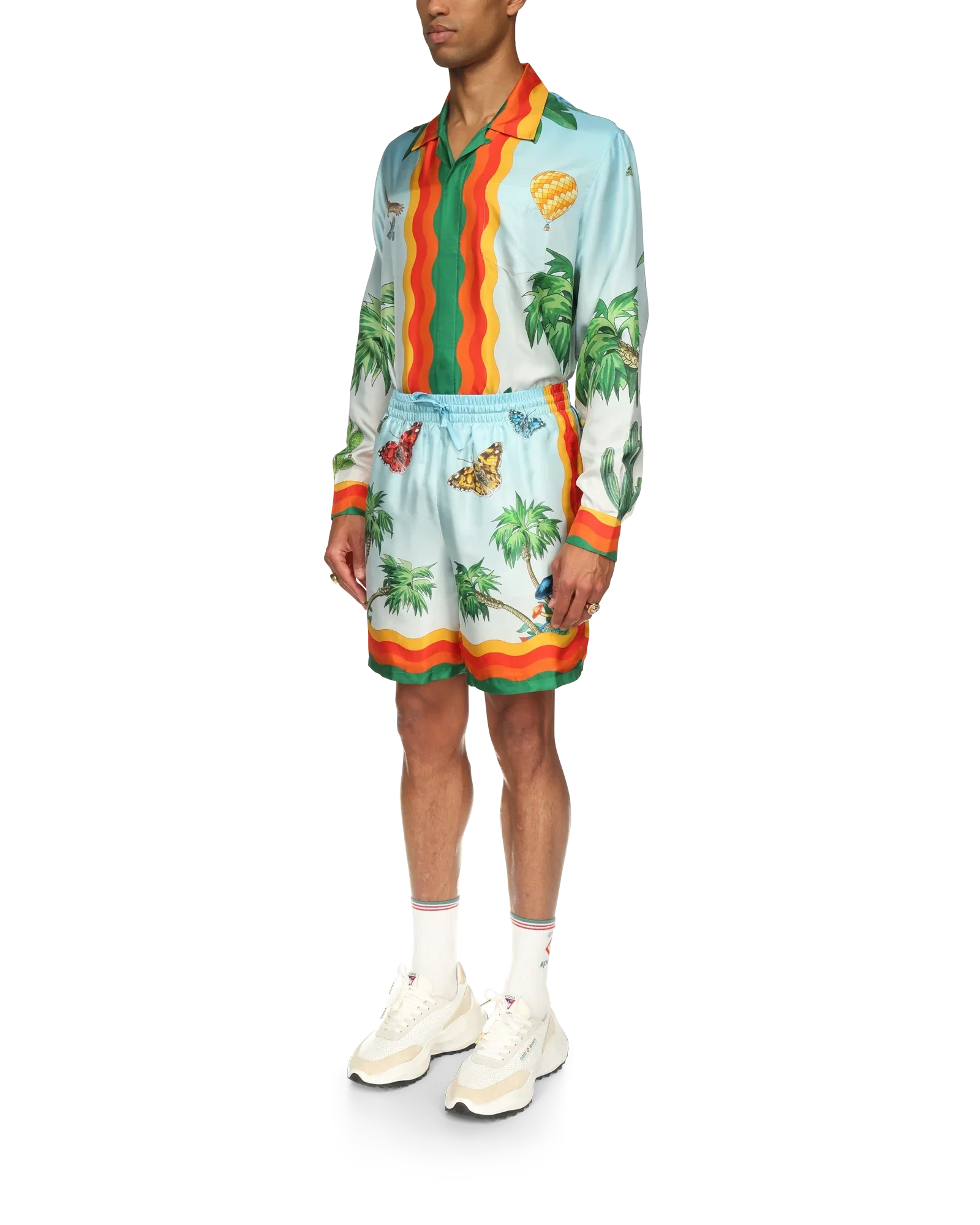 Palm Springs Tennis Club Silk Shorts