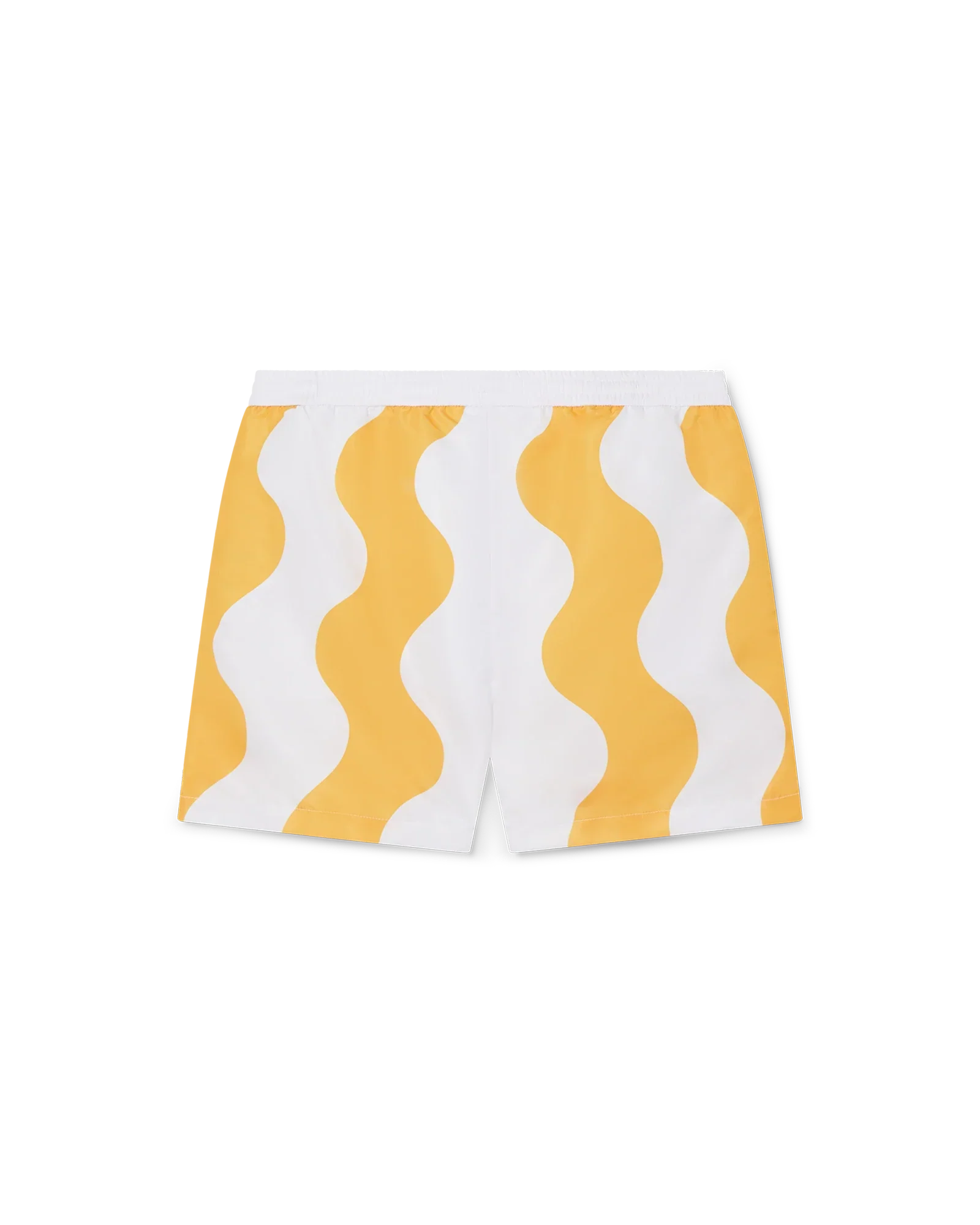 Yellow Memphis Wave Swim Trunks