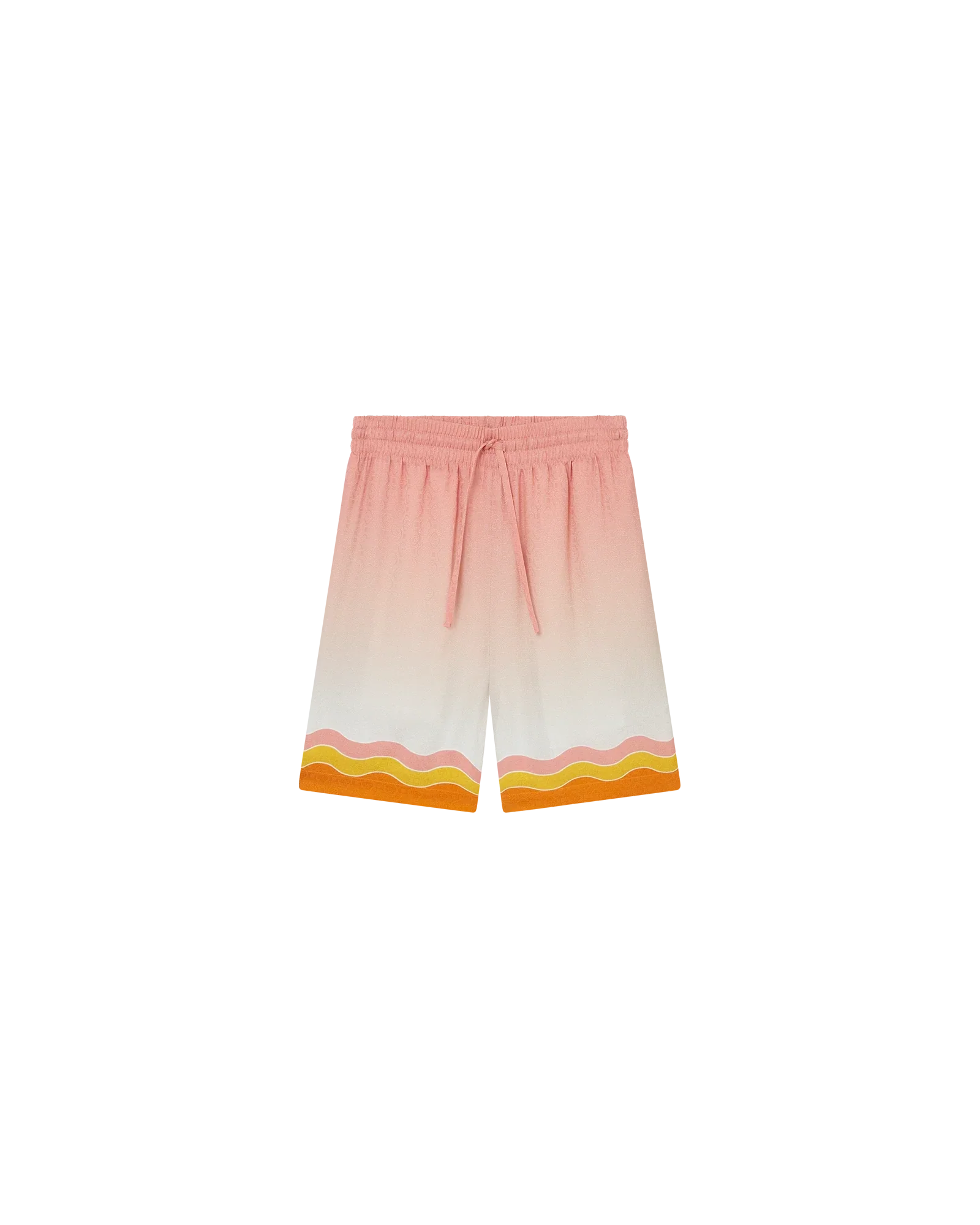 Rainbow Monogram Silk Shorts