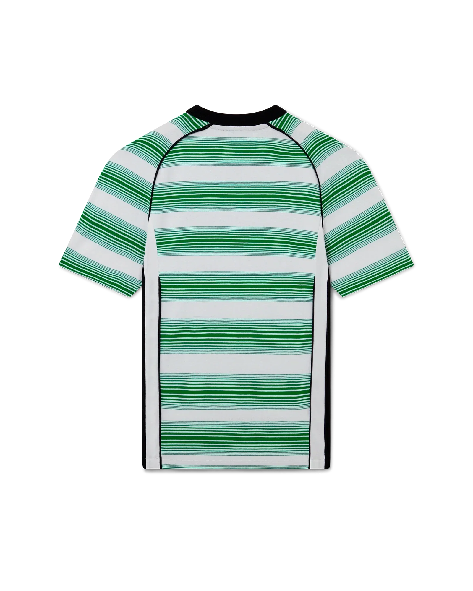 Gradient Stripe Panelled T-Shirt