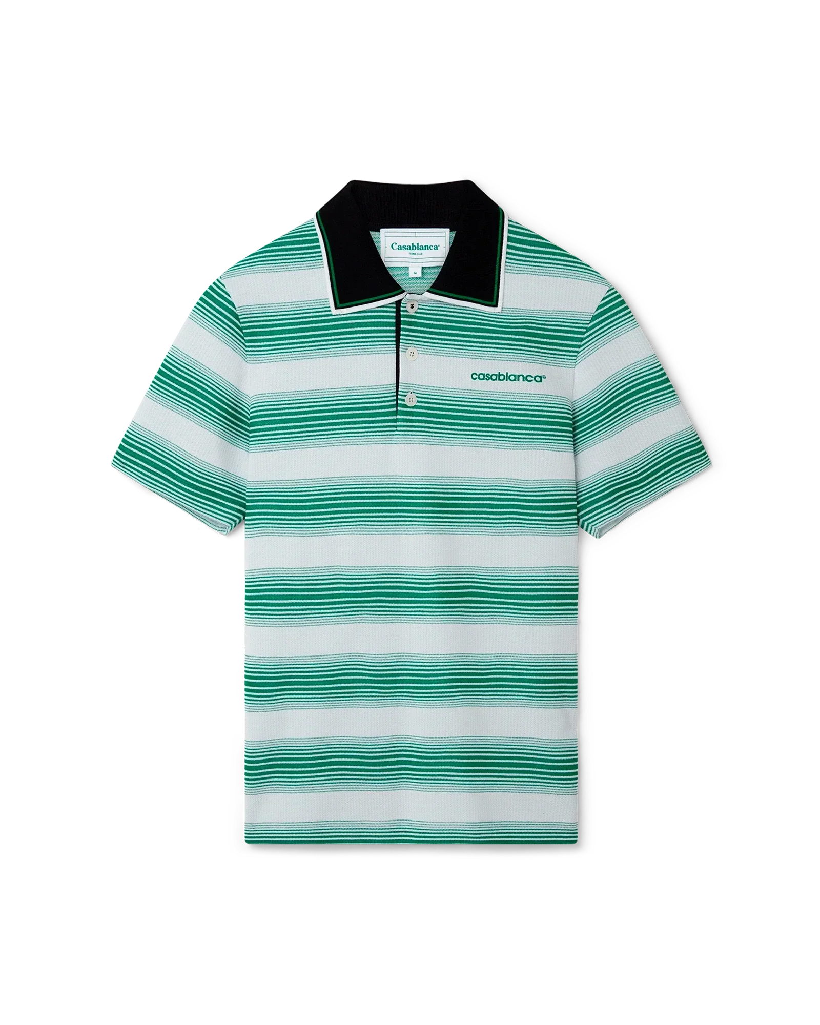 Gradient Stripe Polo Shirt
