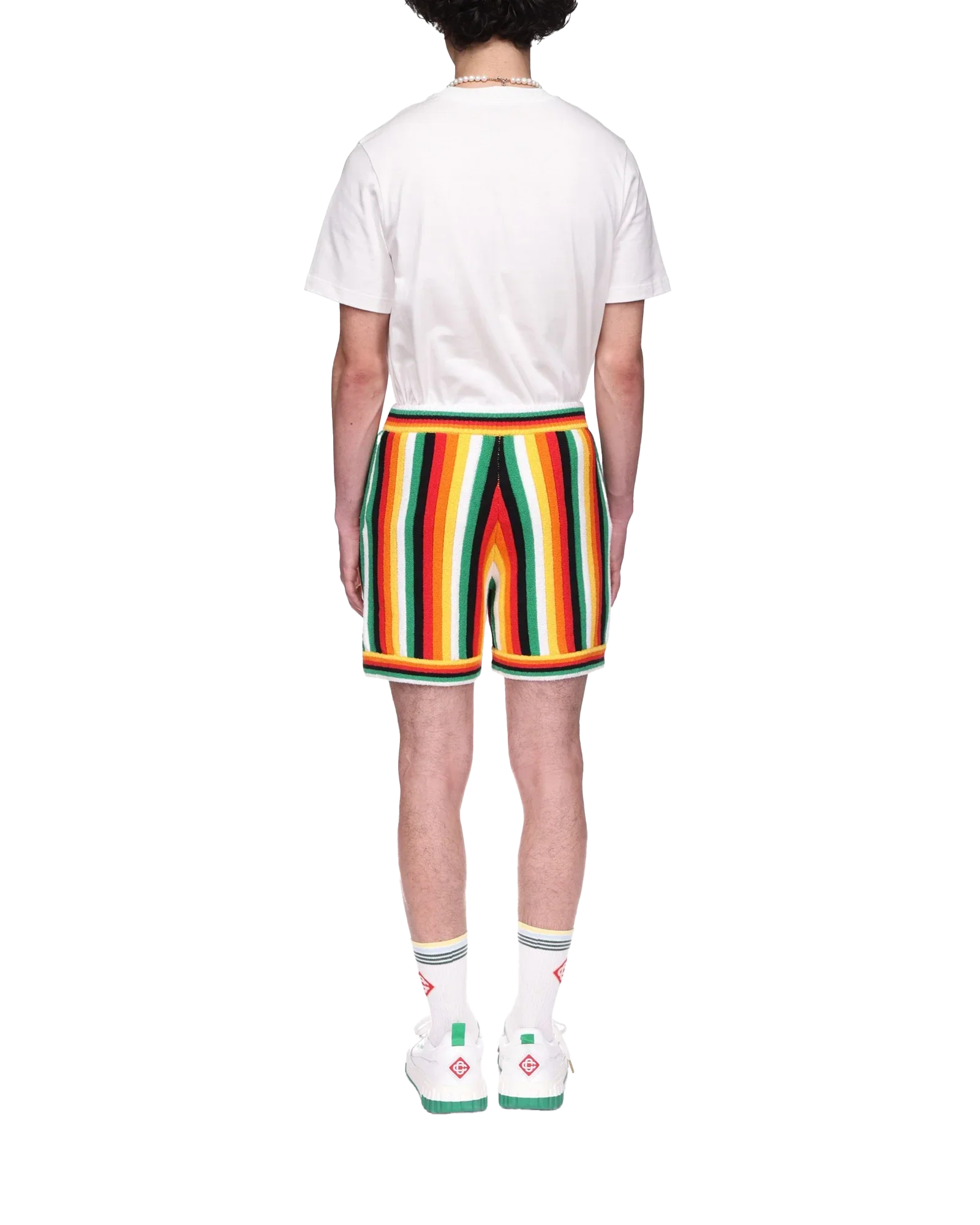 Striped Towelling Shorts