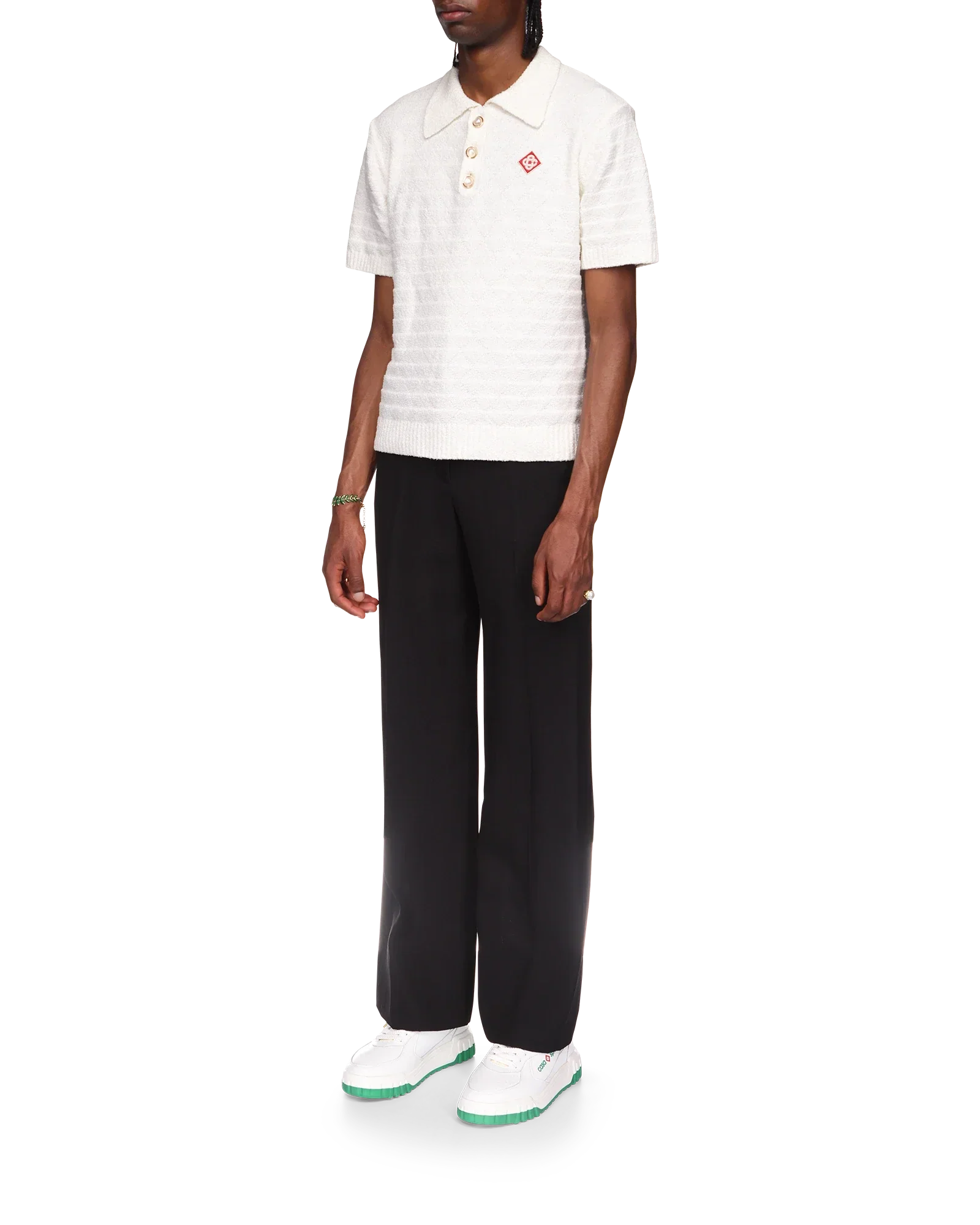 Triangle Boucle Polo Shirt