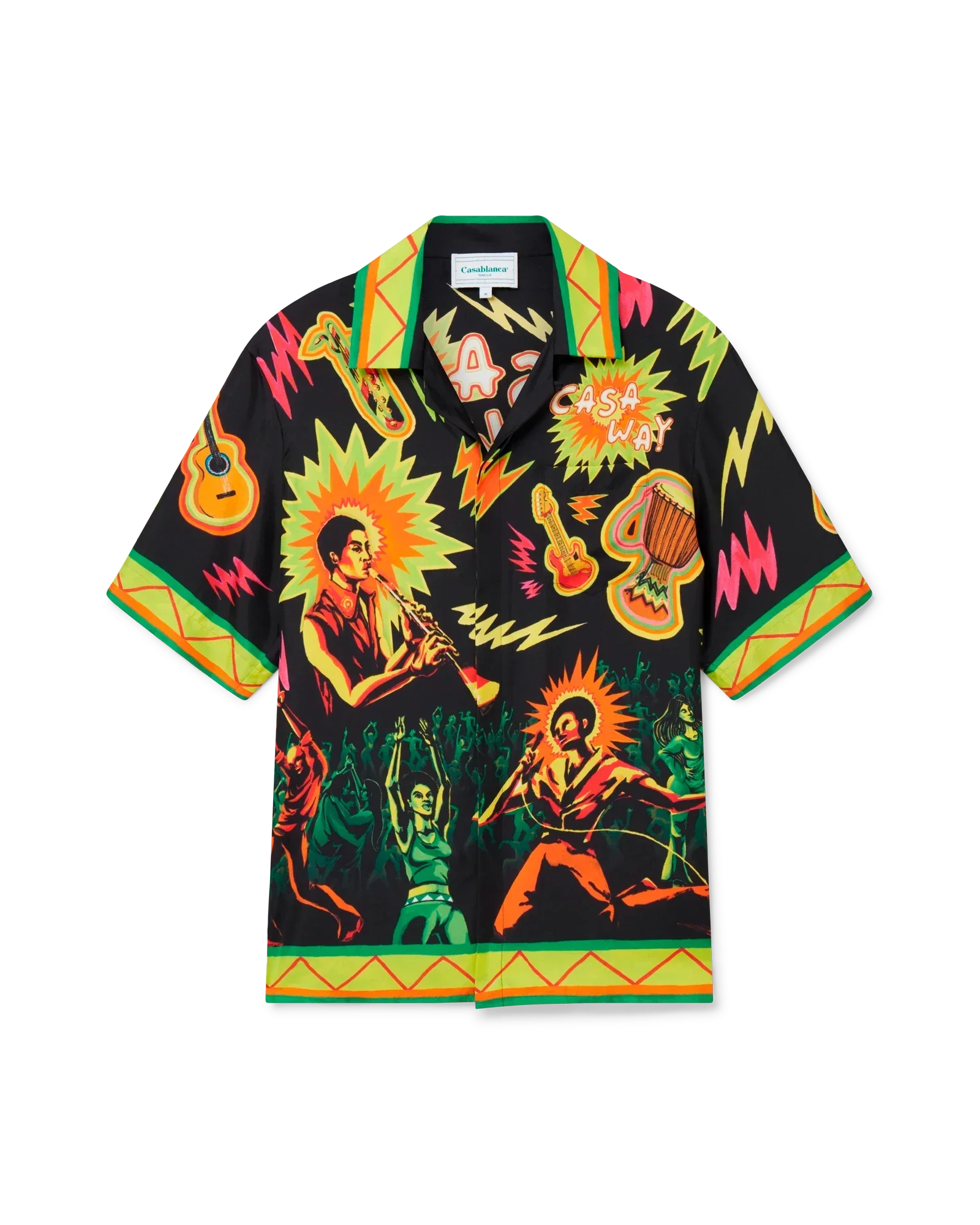 Music For The People Silk Shirt