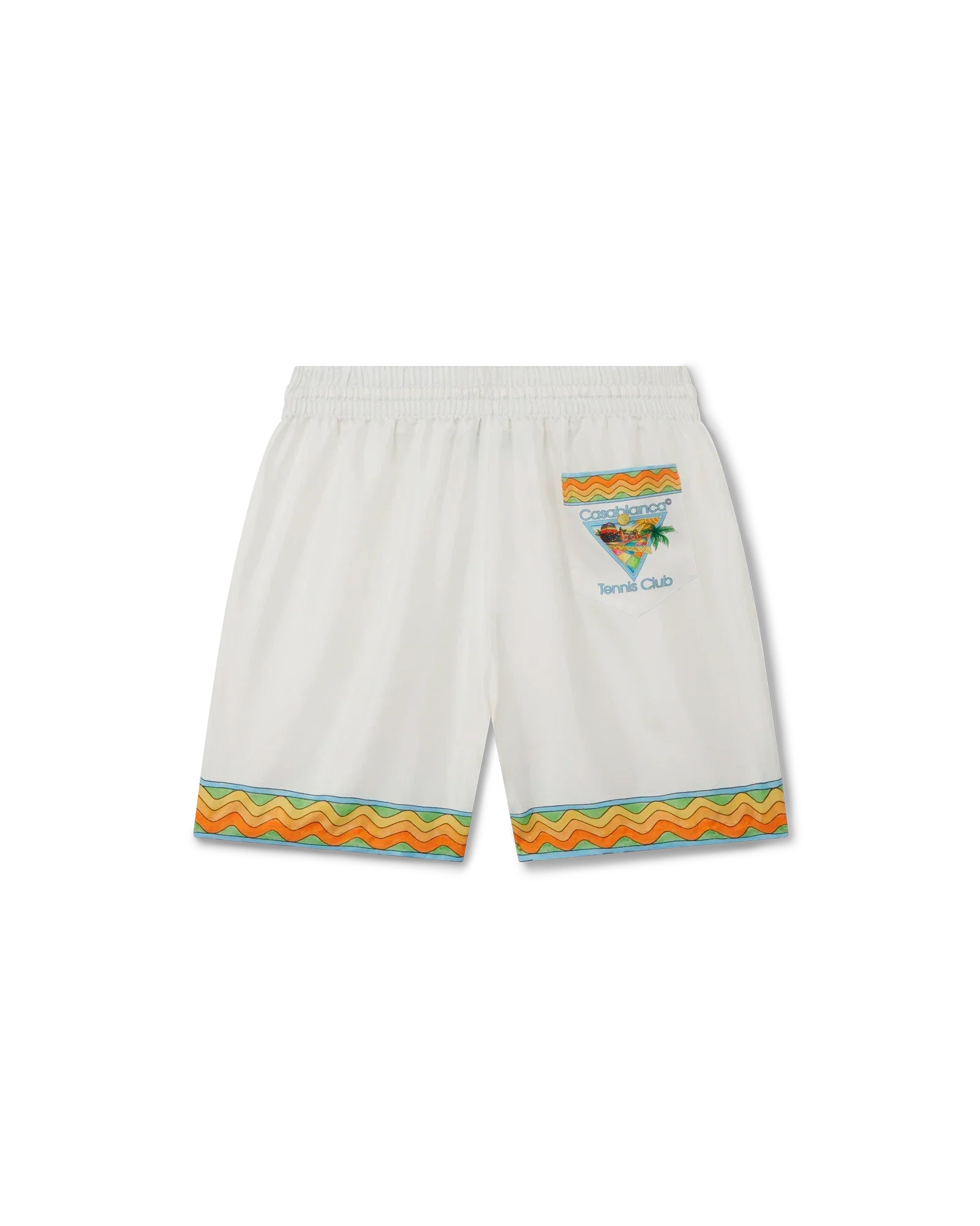 Afro Cubism Tennis Club Silk Shorts