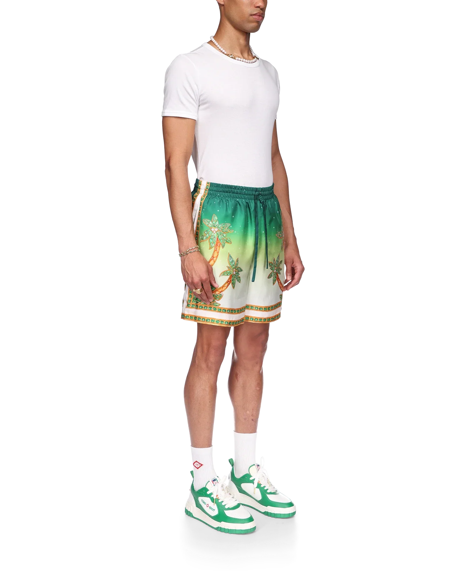 Joyaux D'Afrique Silk Shorts