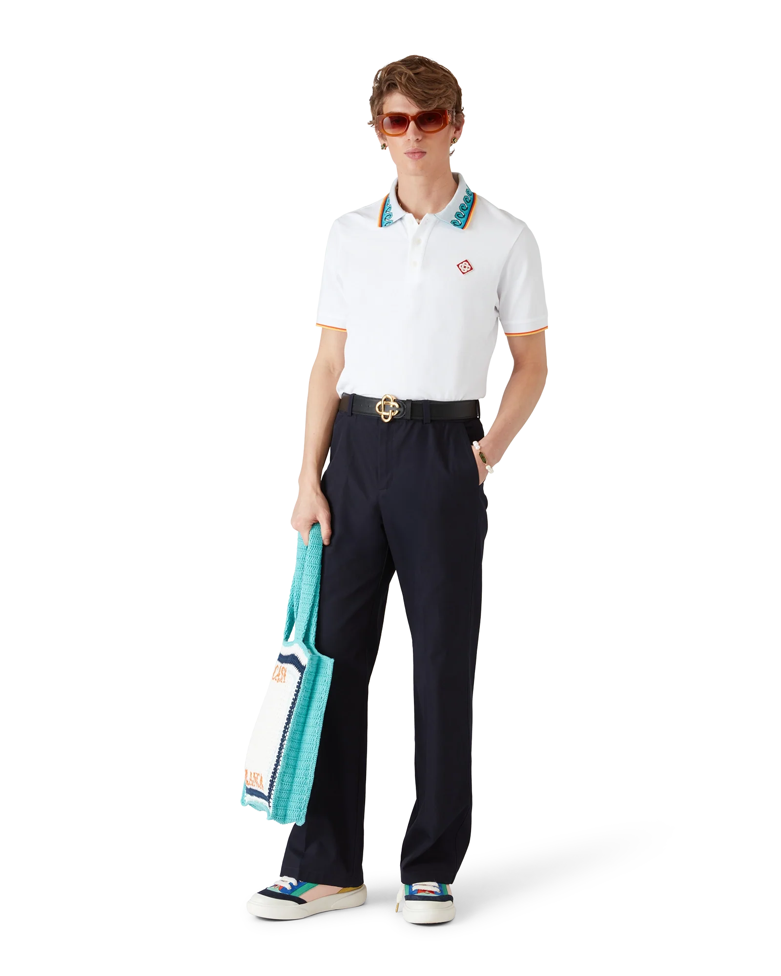 Greco Wave Polo Shirt