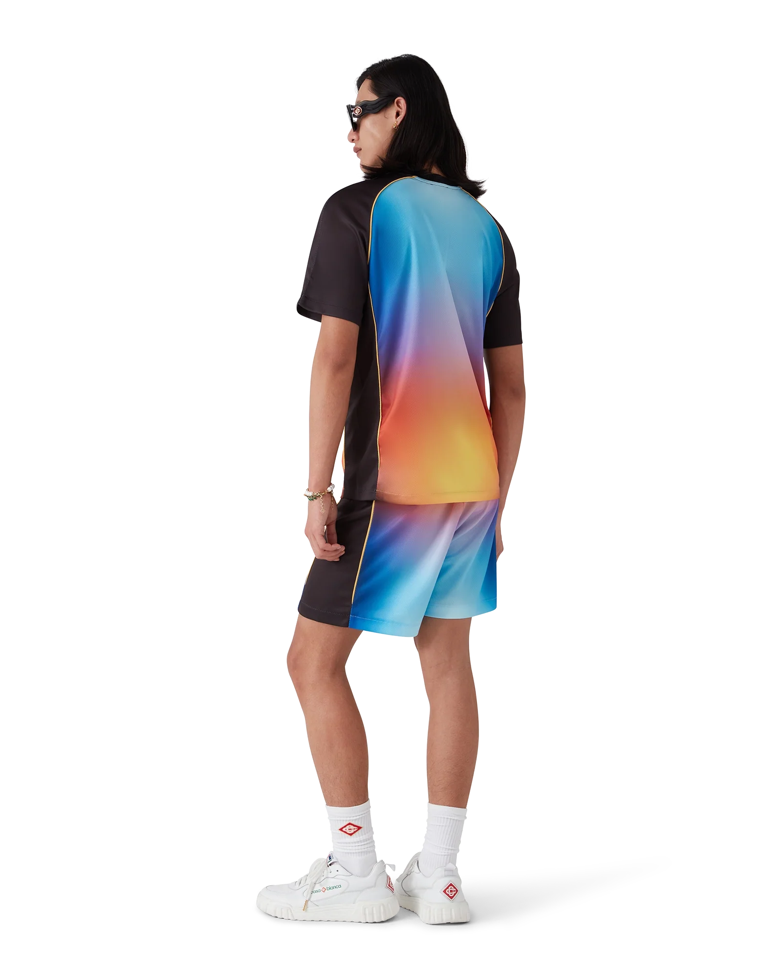 Gradient Short Sleeve Football Shirt