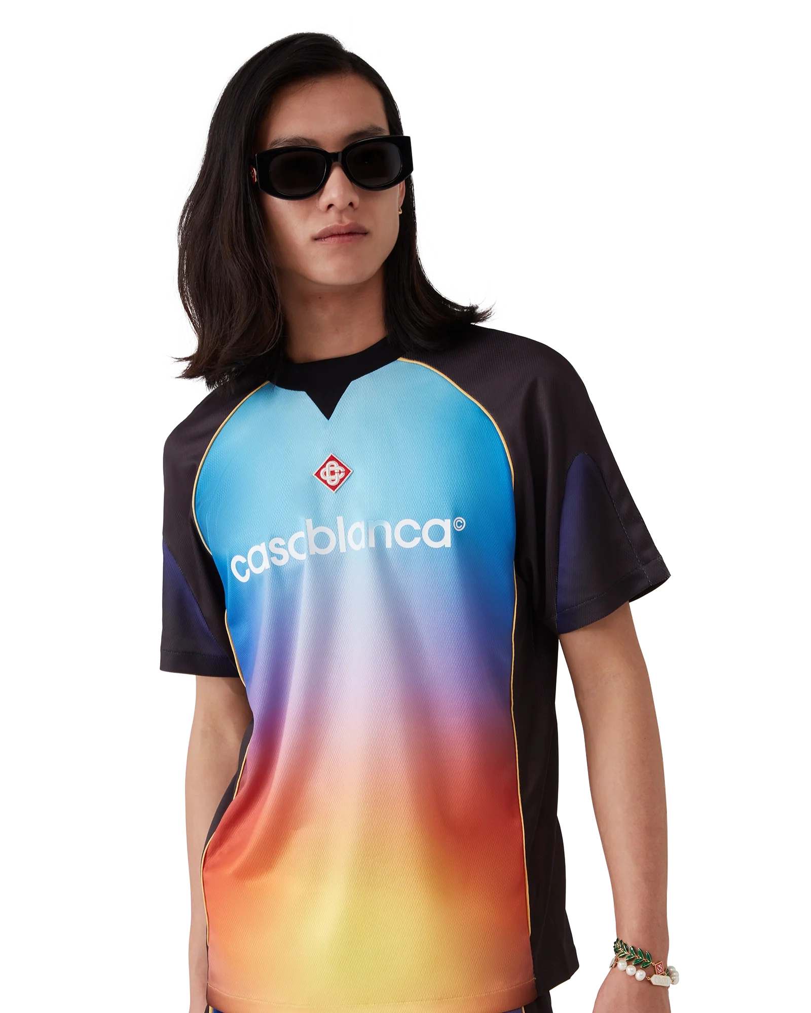 Gradient Short Sleeve Football Shirt