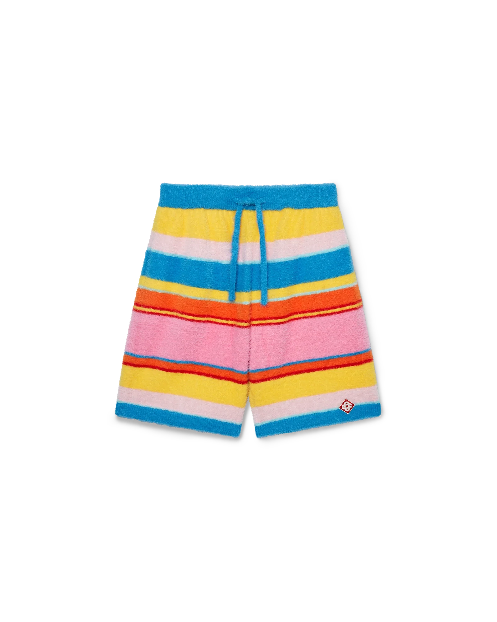 Fluffy Stripe Oversized Shorts