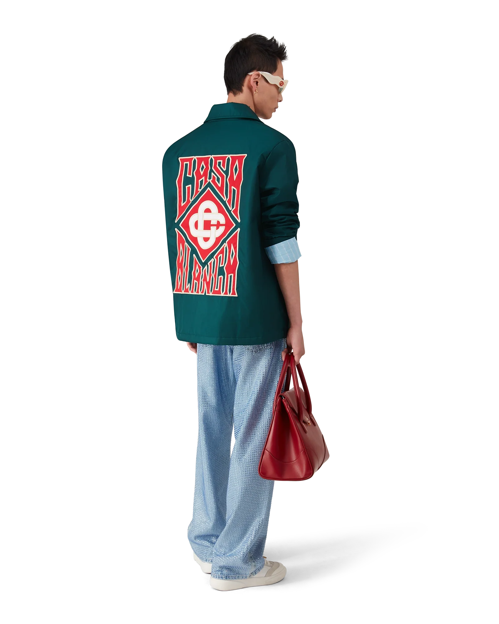 Gothic Logo Stadium Jacket