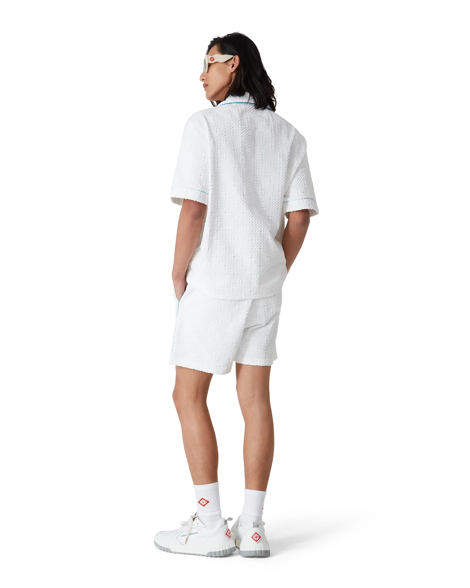 Tennis Stripe Towelling Shirt