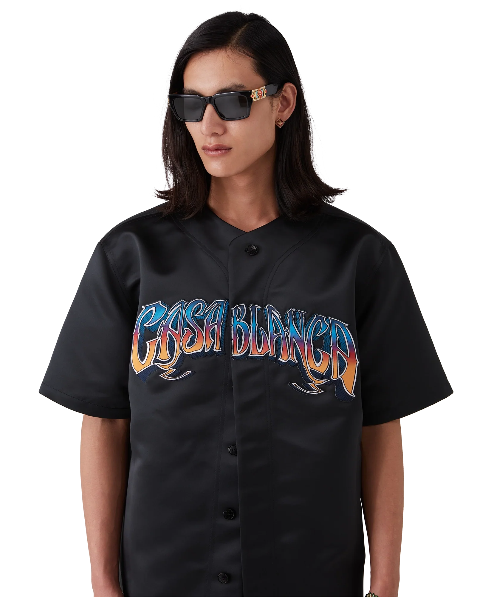 Gothic Short Sleeve Baseball Shirt