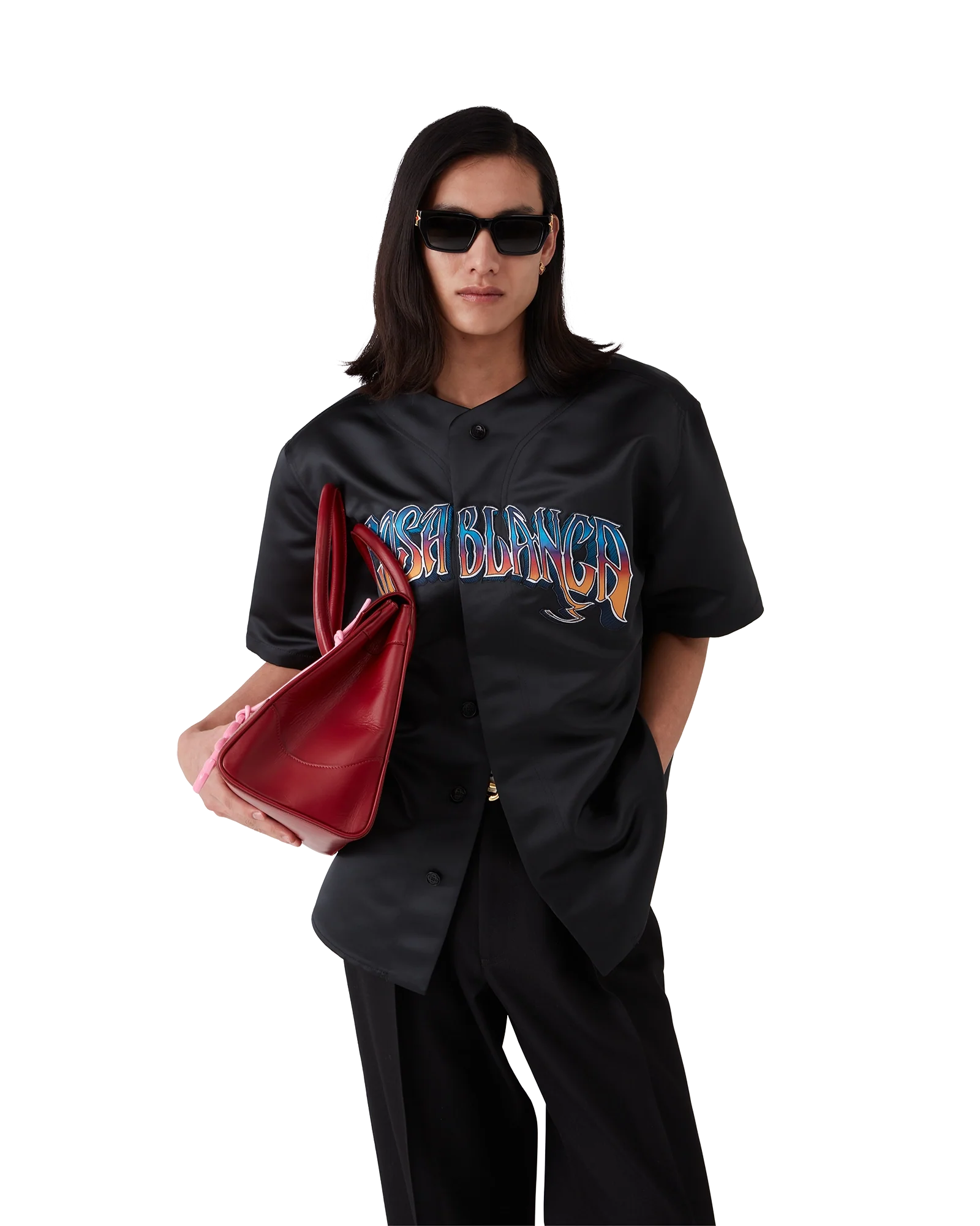 Gothic Short Sleeve Baseball Shirt