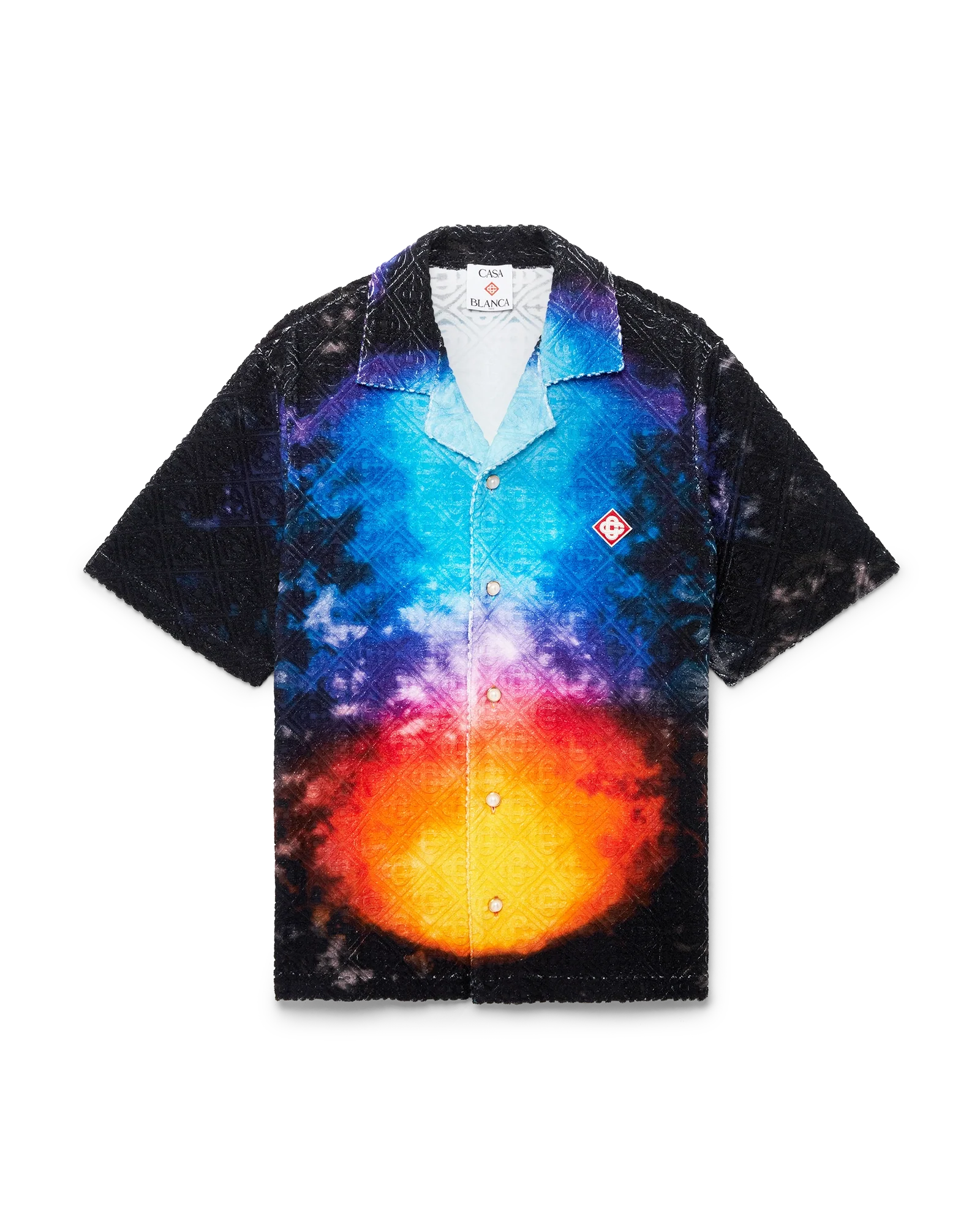 Gradient Short Sleeve Towelling Shirt
