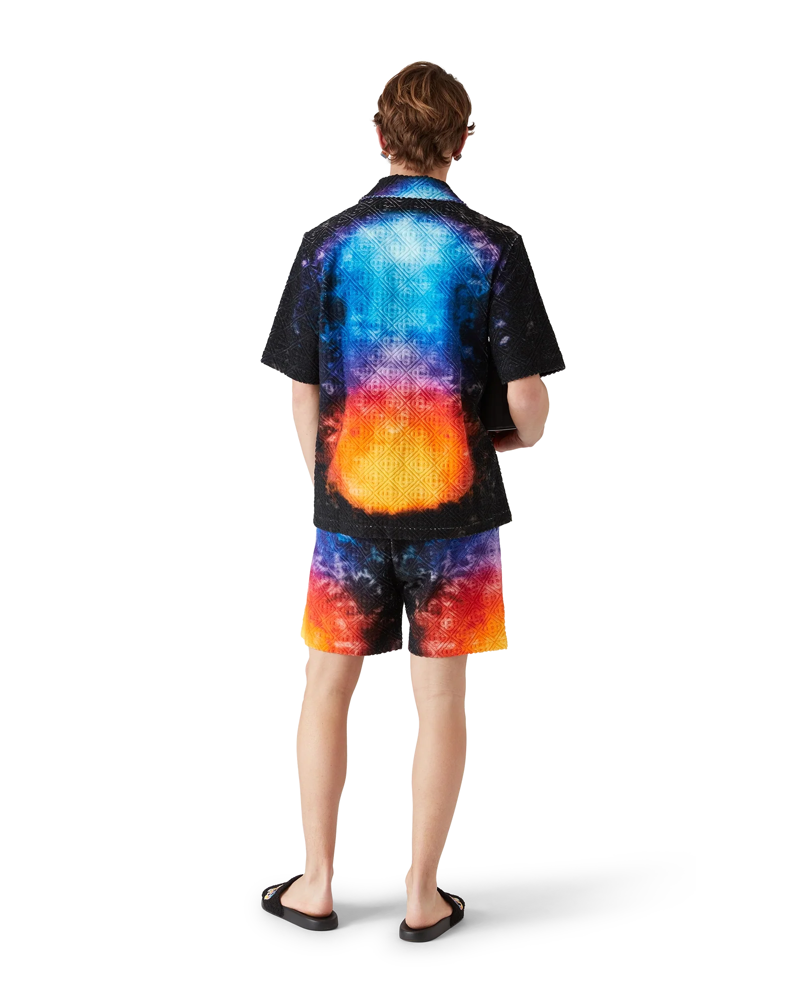 Gradient Short Sleeve Towelling Shirt