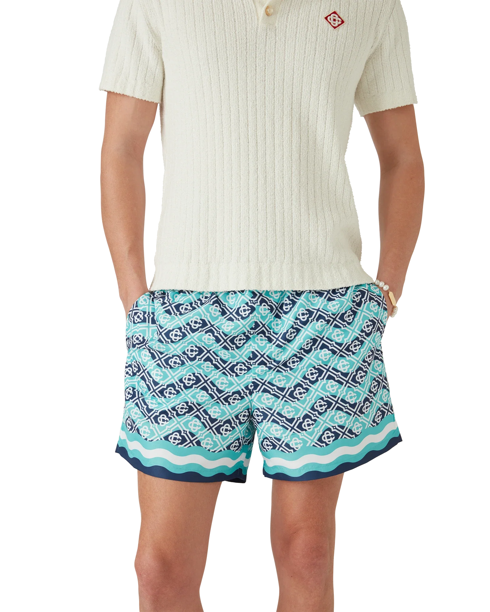 Monogram Wave Swim Shorts