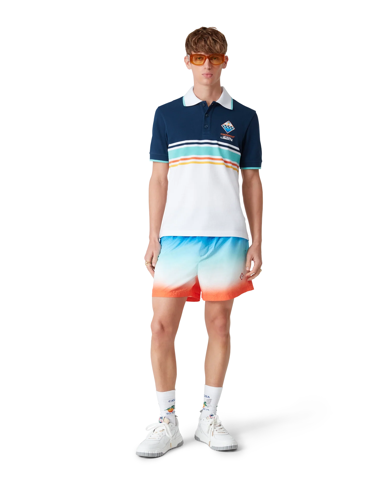 Gradient Jacquard Swim Shorts