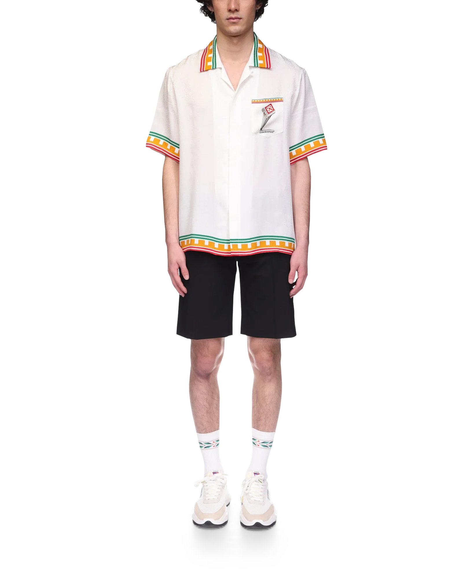 Leaning Column Silk Shirt