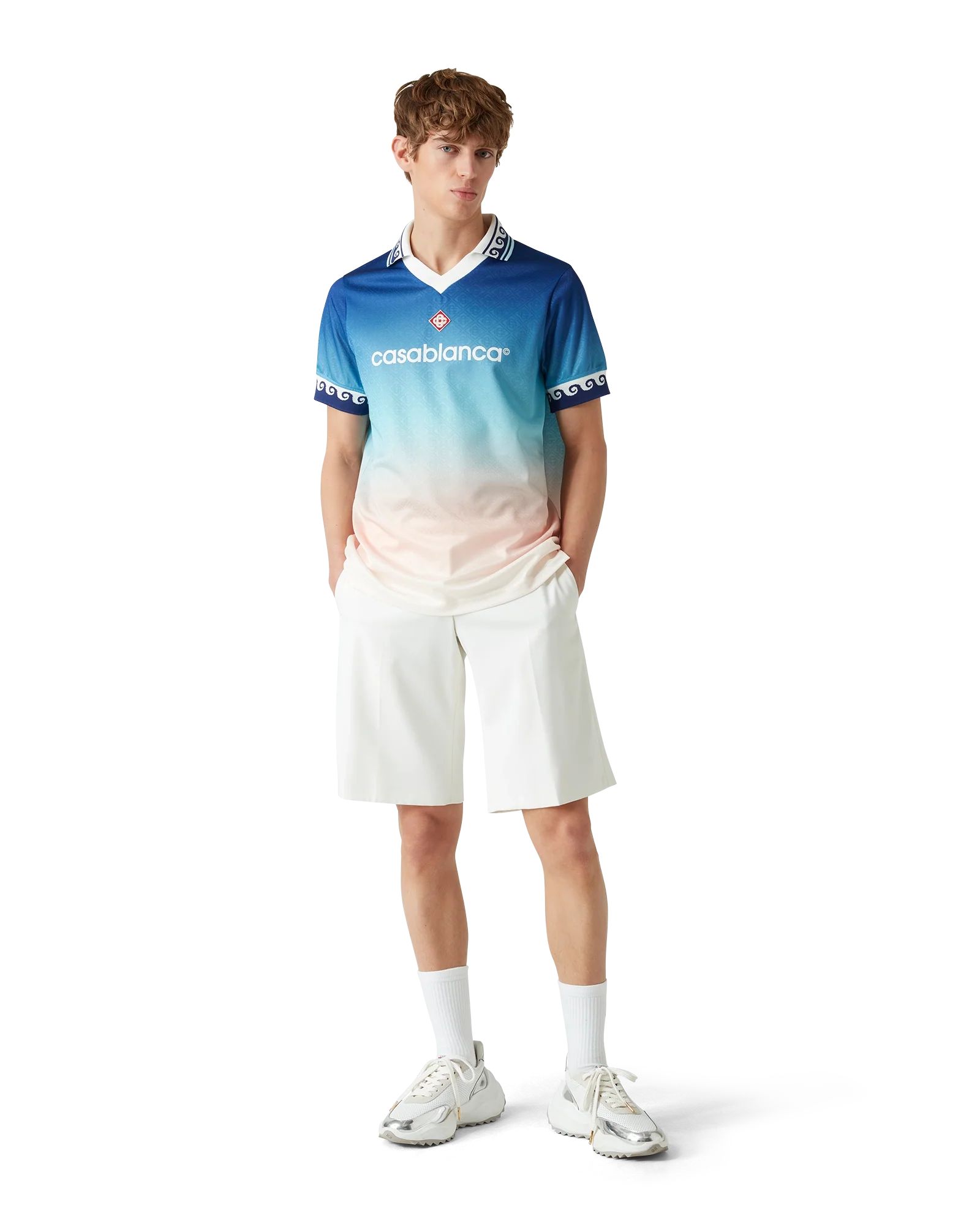 Jacquard Gradient Football Shirt