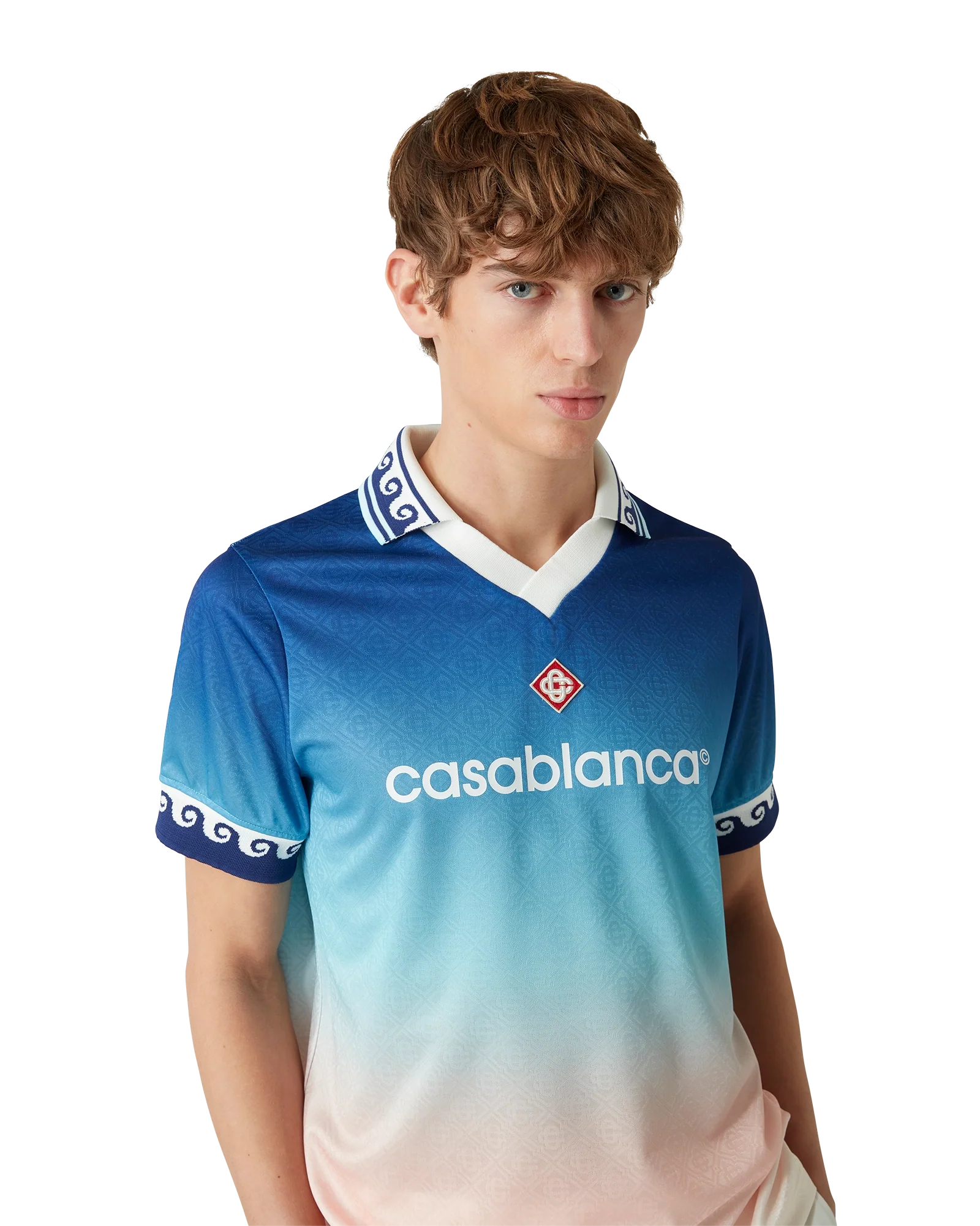 Jacquard Gradient Football Shirt