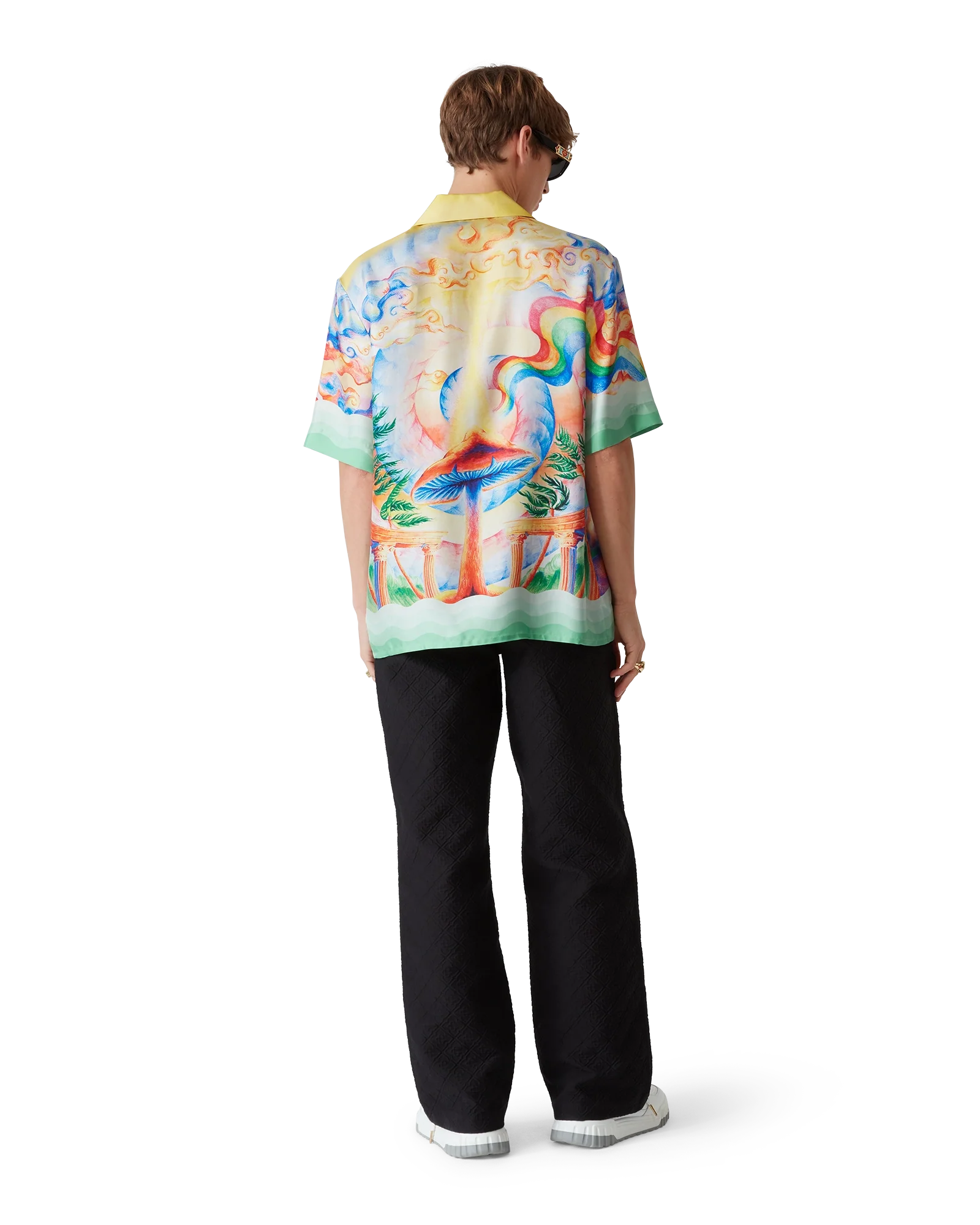 Nature's Teacher Short Sleeve Silk Shirt