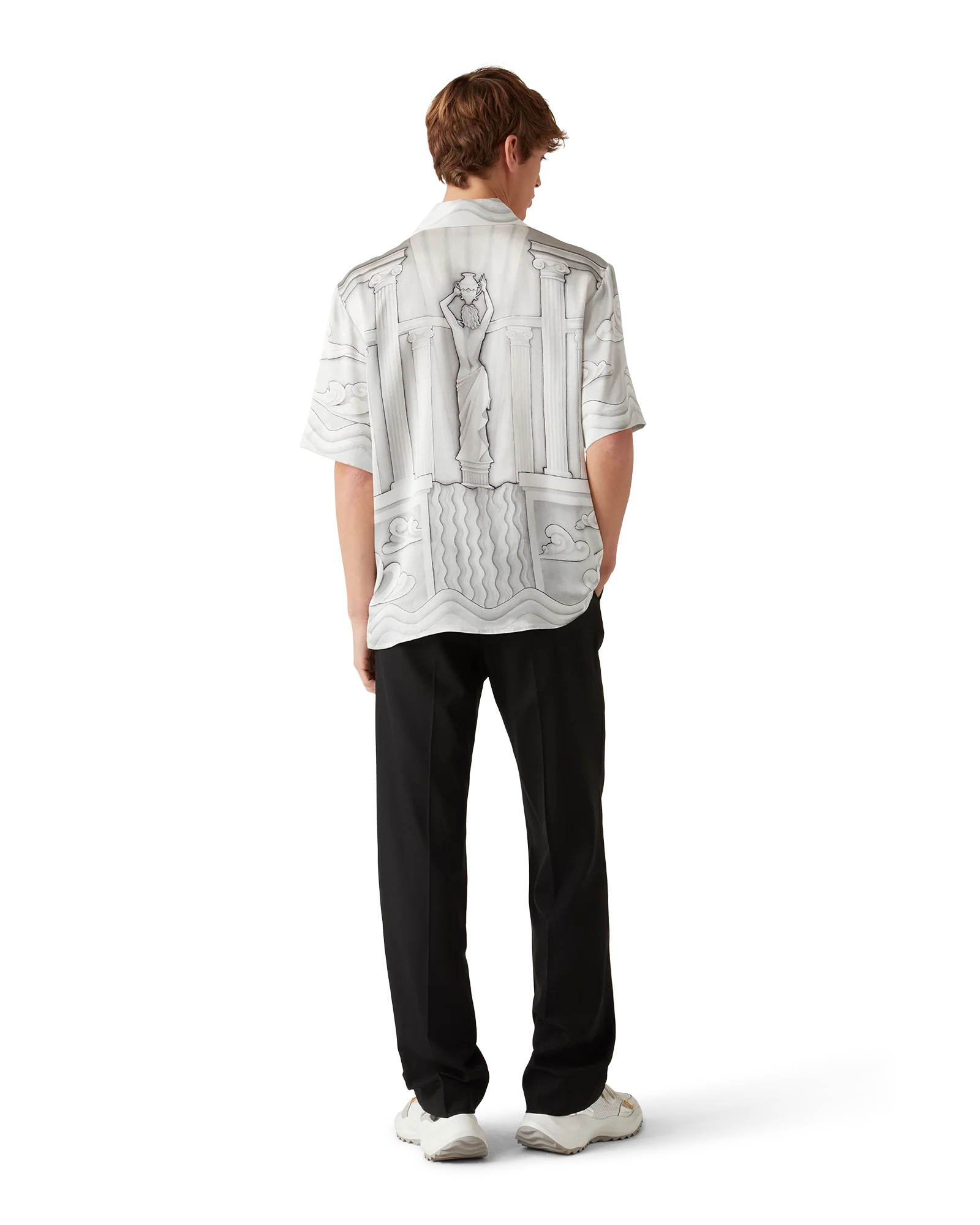 Sacred Stone Short Sleeve Silk Shirt