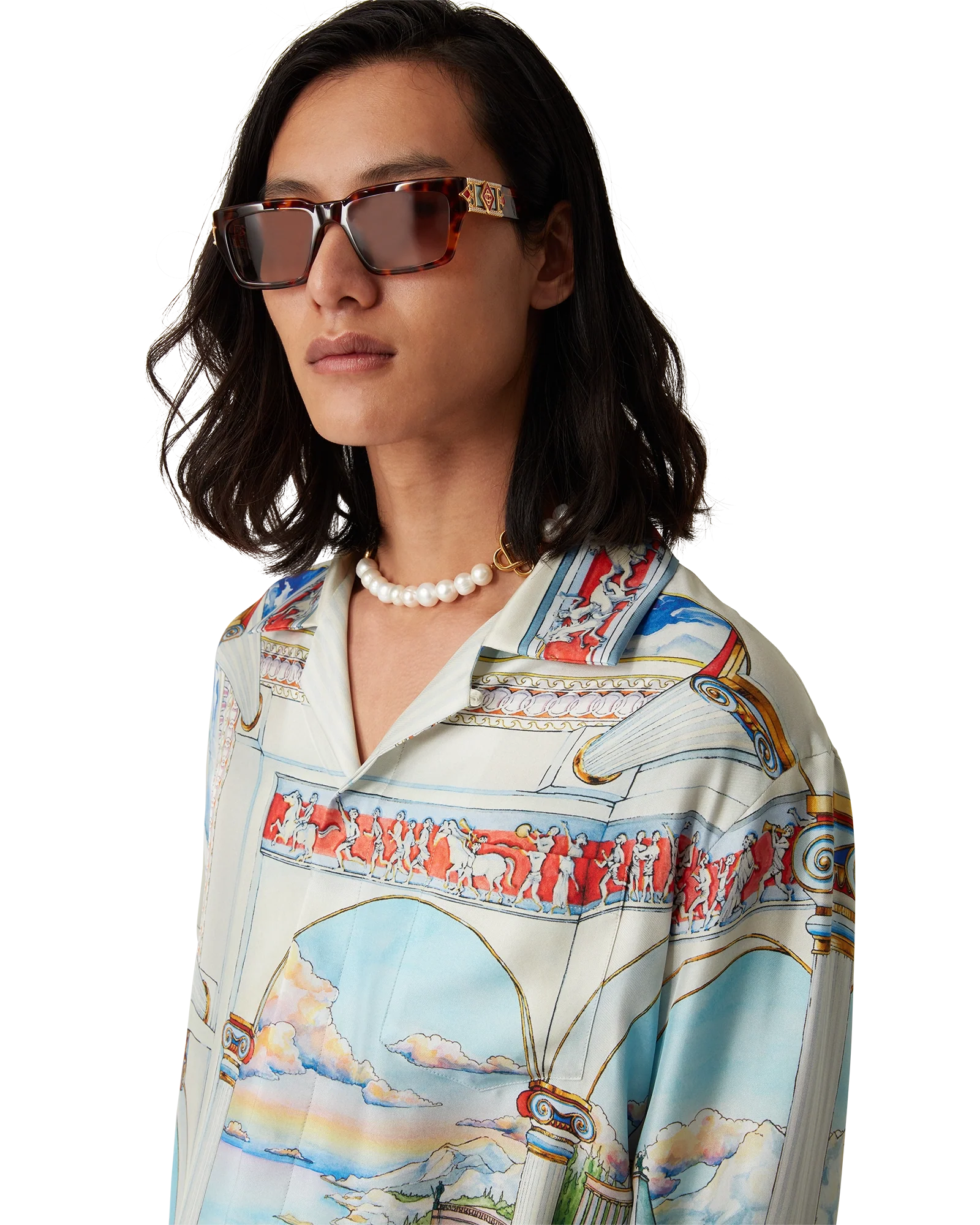 Le Passage Long Sleeve Silk Shirt