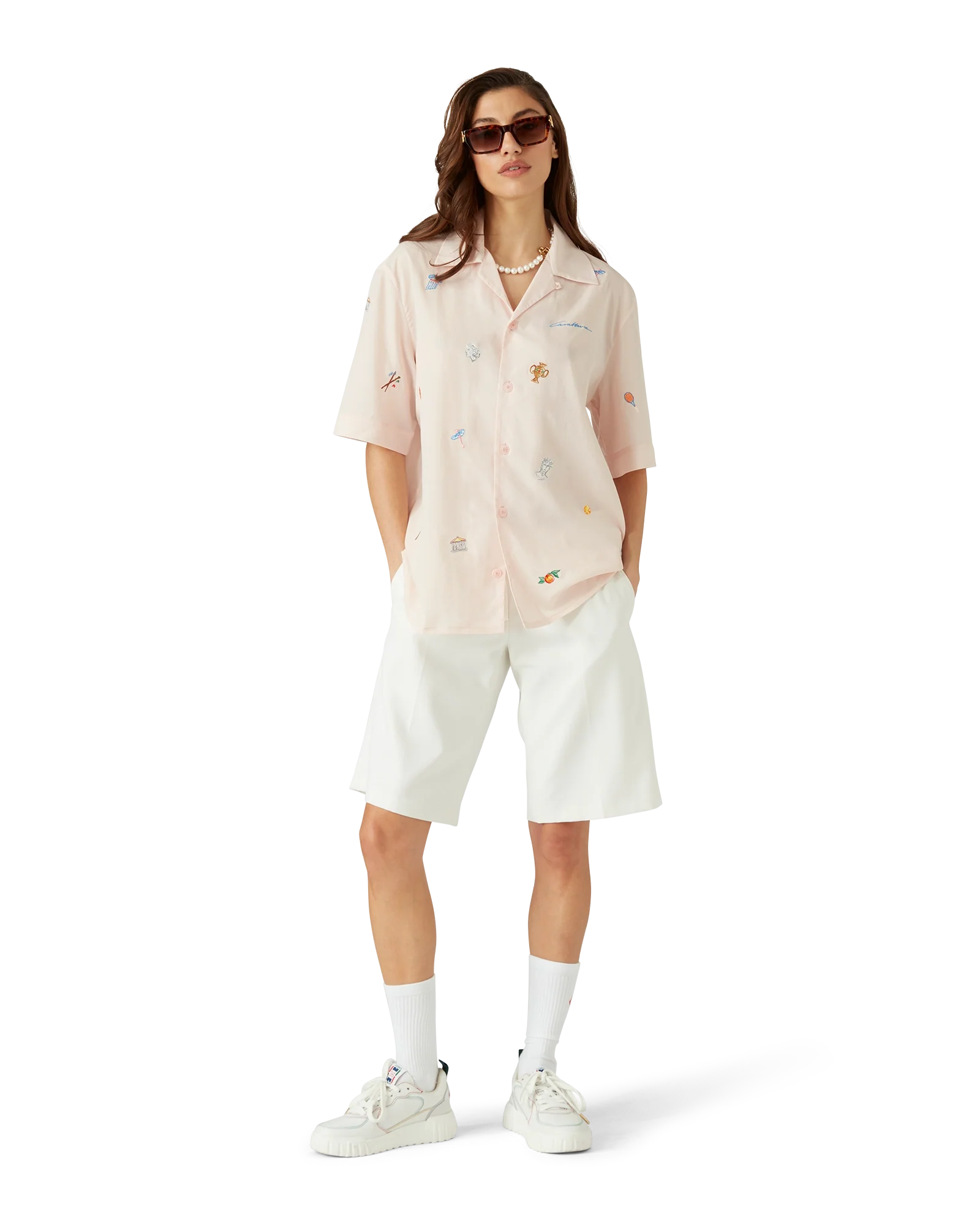 Embroidered Motif Shirt