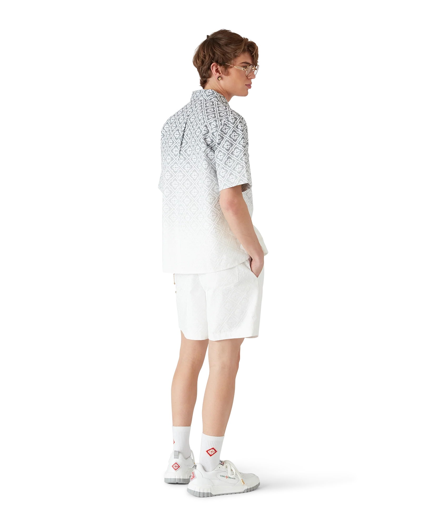 Monogram Gradient Short Sleeve Shirt