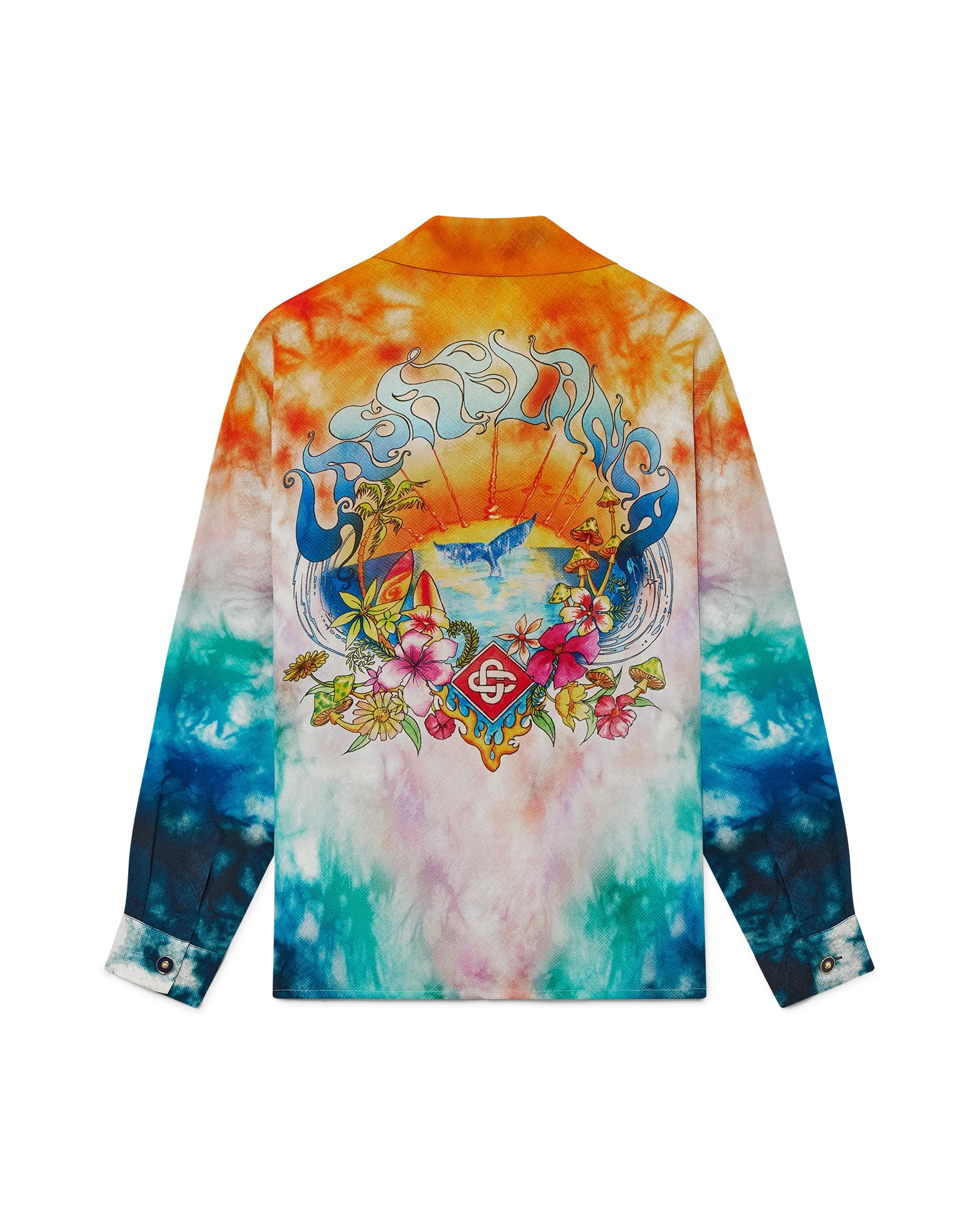 Surf Trip Long Sleeve Long Sleeve Silk Shirt